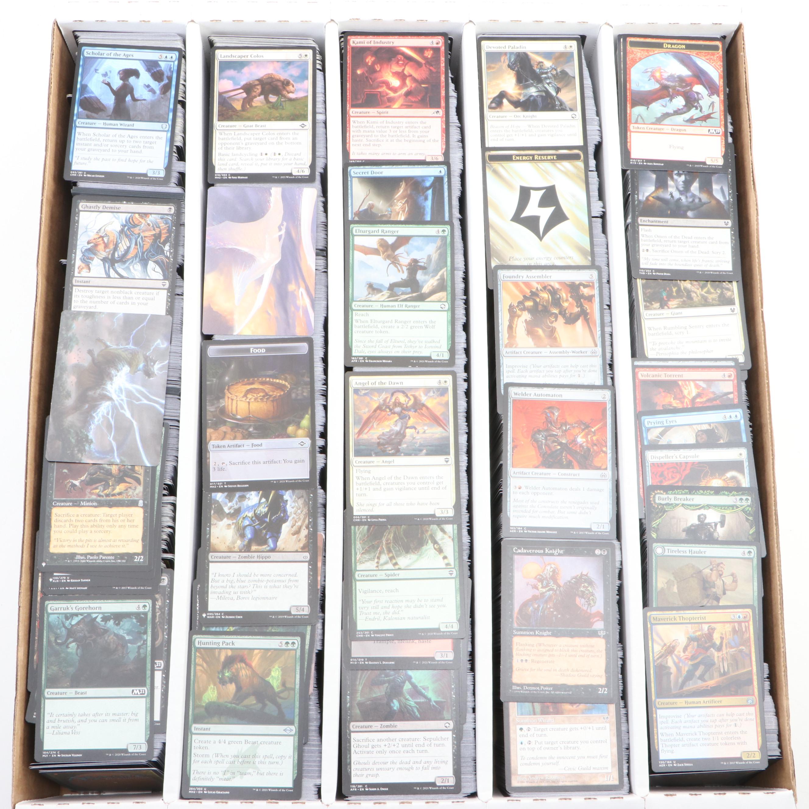 Magic: The Gathering Trading Cards with Uncommon Cards and Playmats, 1990s–2020s