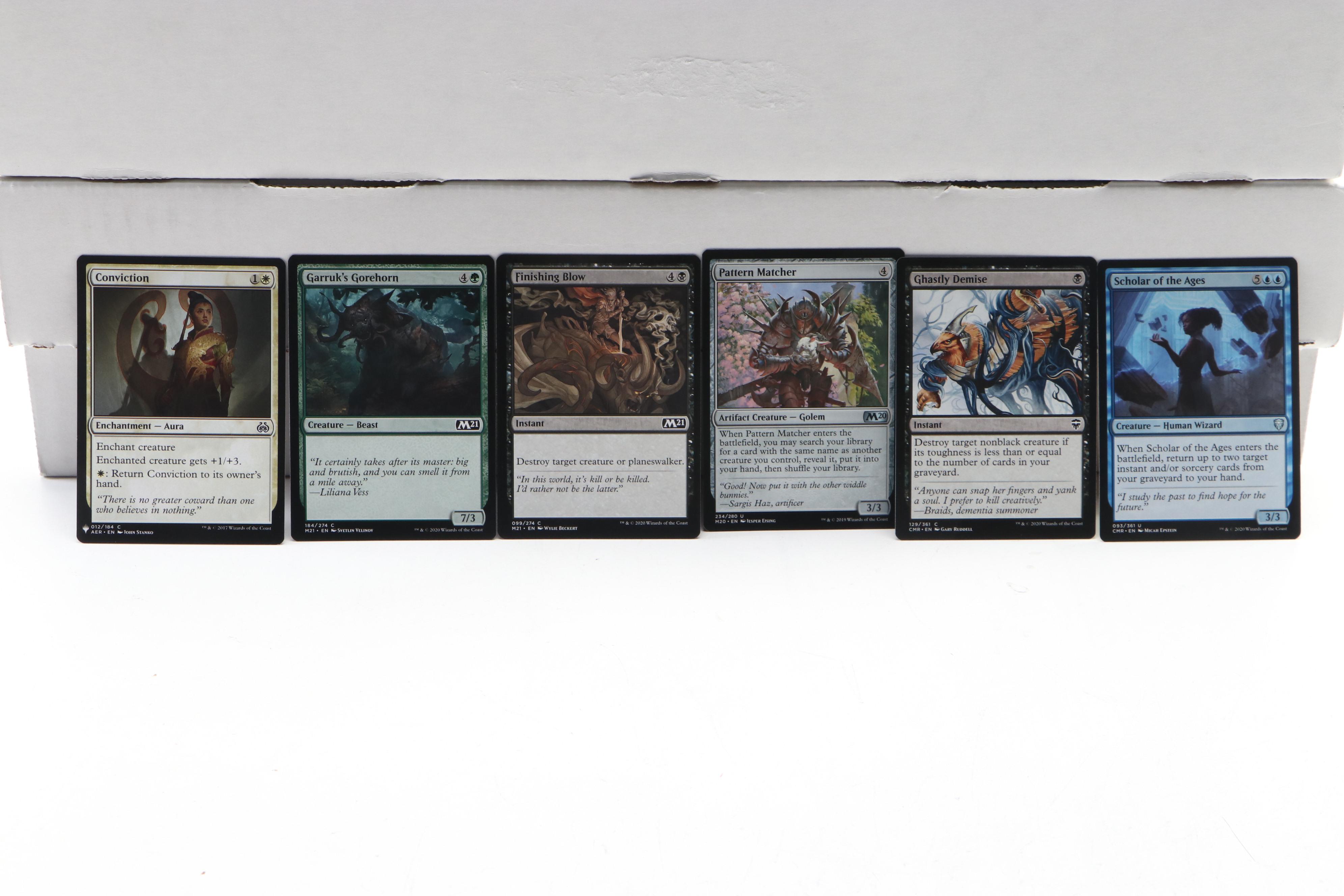 Magic: The Gathering Trading Cards with Uncommon Cards and Playmats, 1990s–2020s