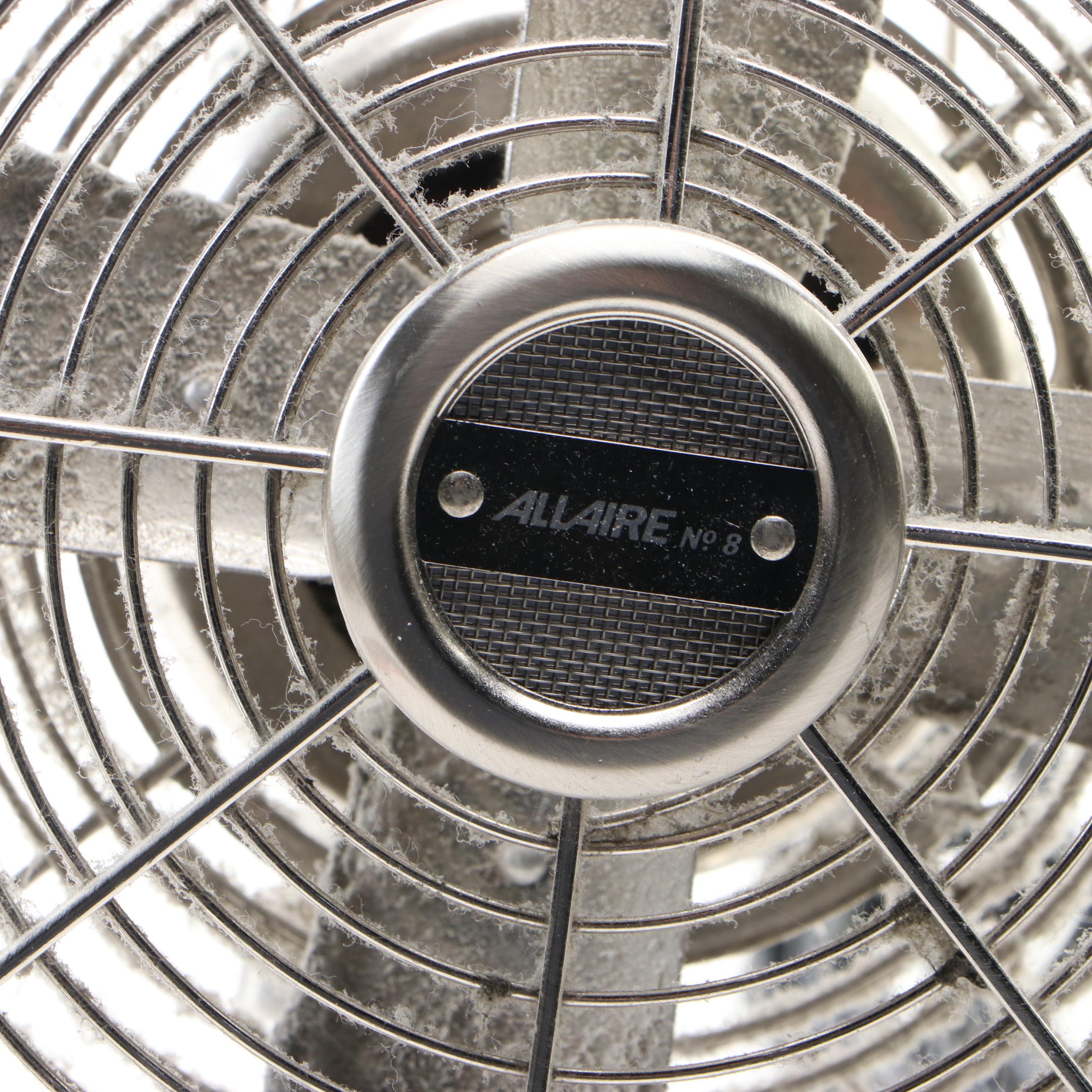 Restoration Hardware Allaire No.8 Oscillating Desk Table Fans