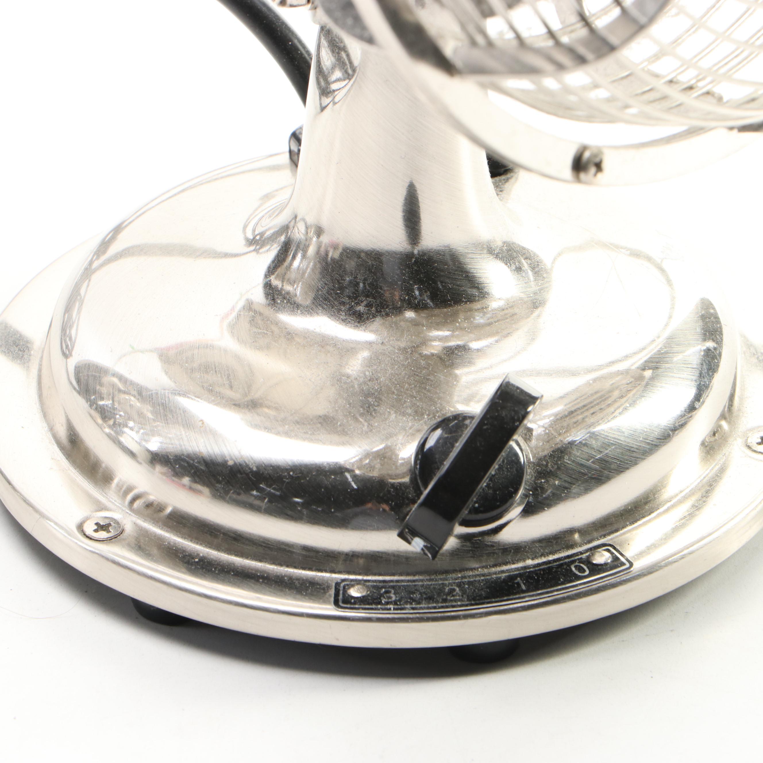 Restoration Hardware Allaire No.8 Oscillating Desk Table Fans