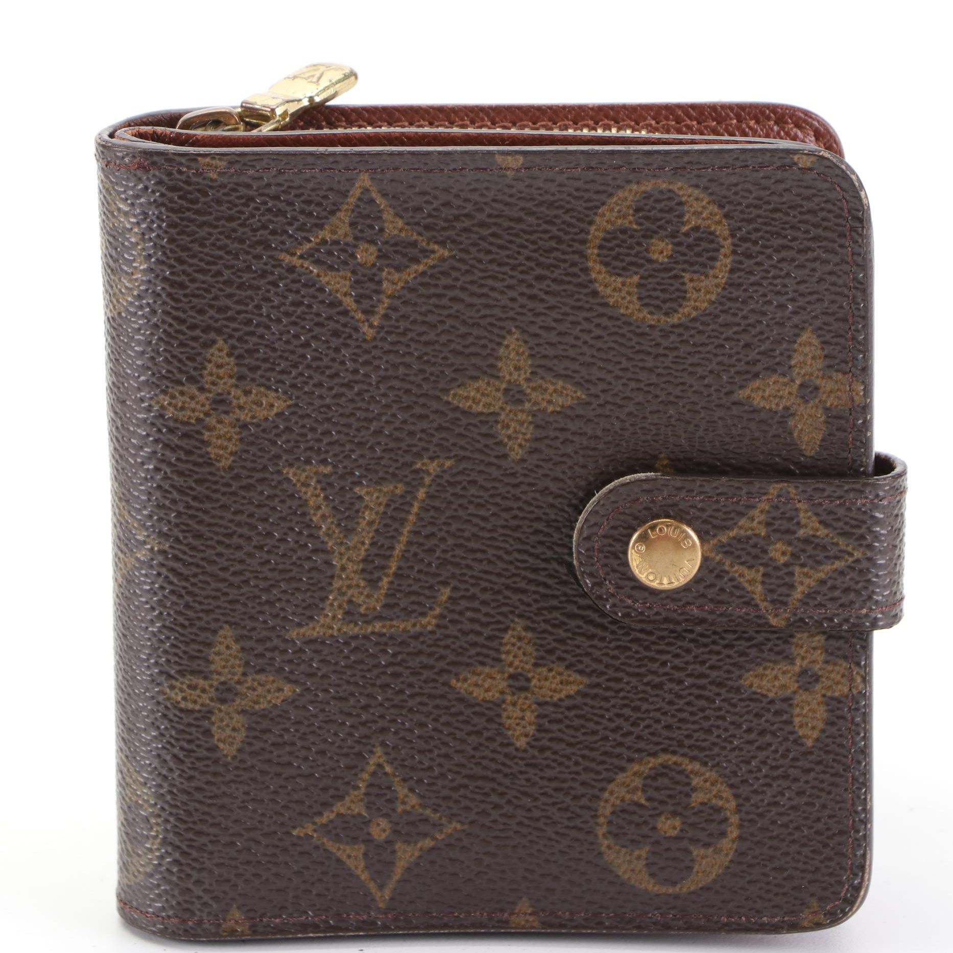Louis Vuitton Compact Zippy Wallet in Monogram Canvas