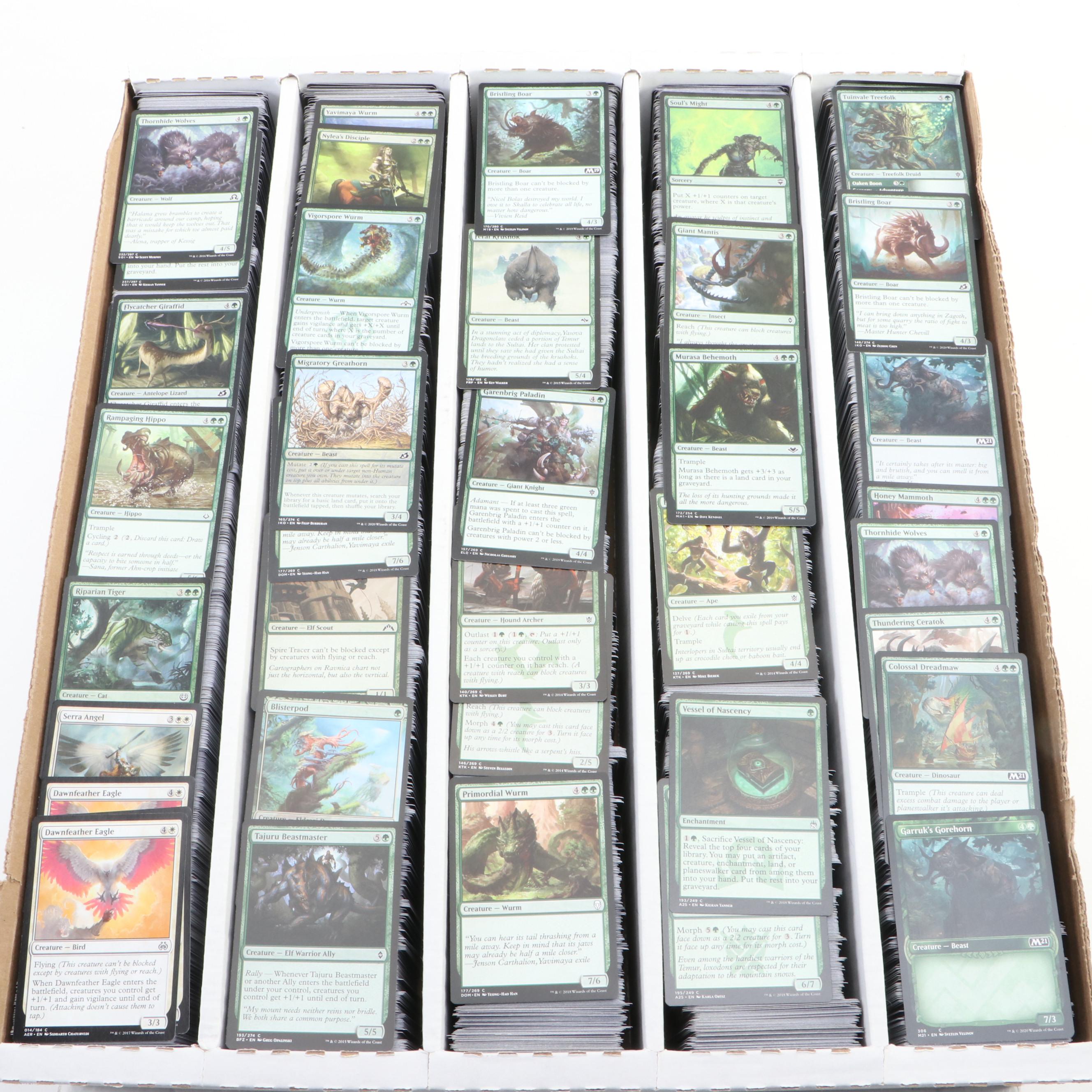 Magic: The Gathering Trading Cards with Uncommon Cards and Playmats, 1990s–2020s