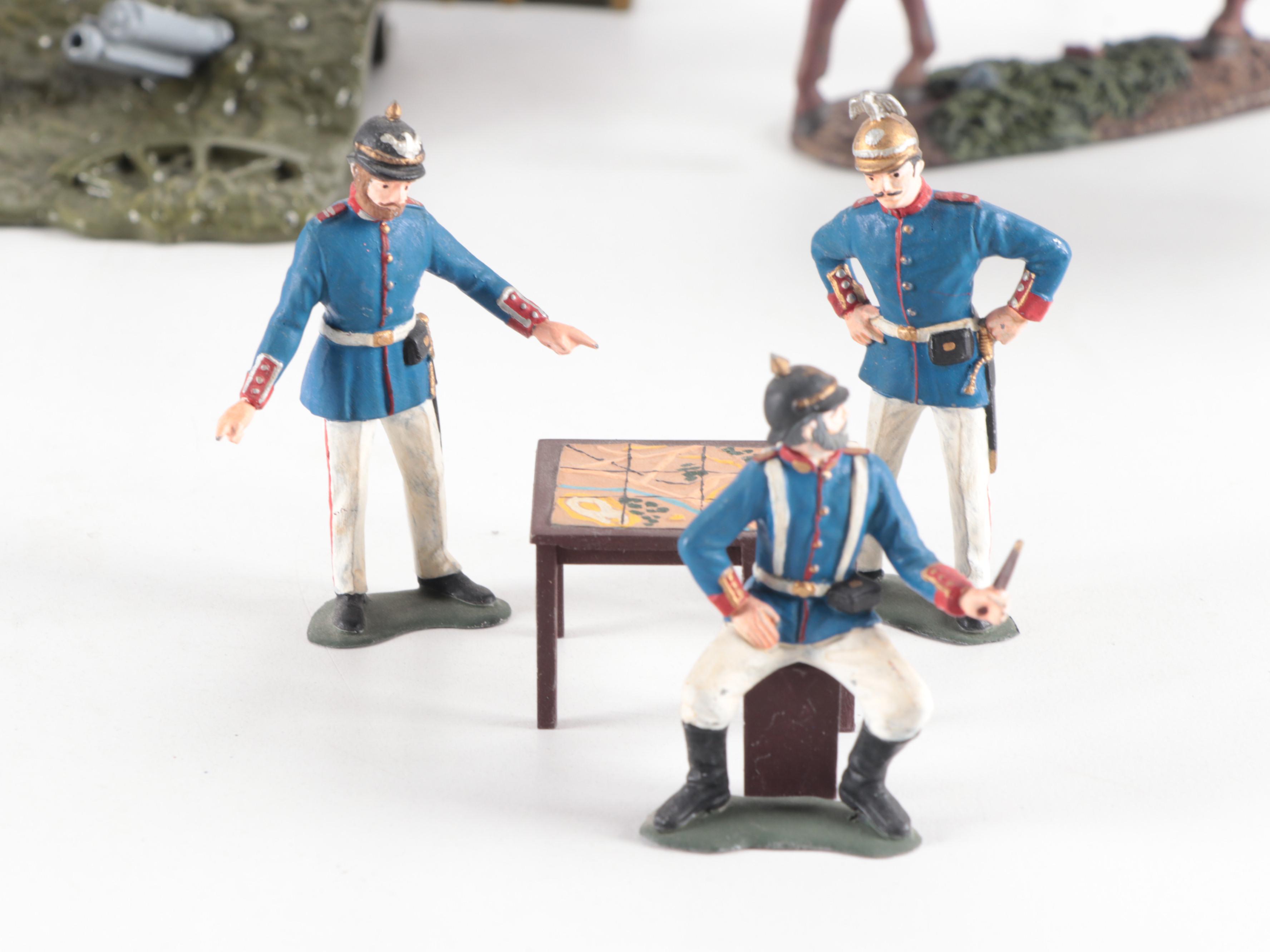 W. Britain Hand-Painted Cast Metal Toy Soldiers