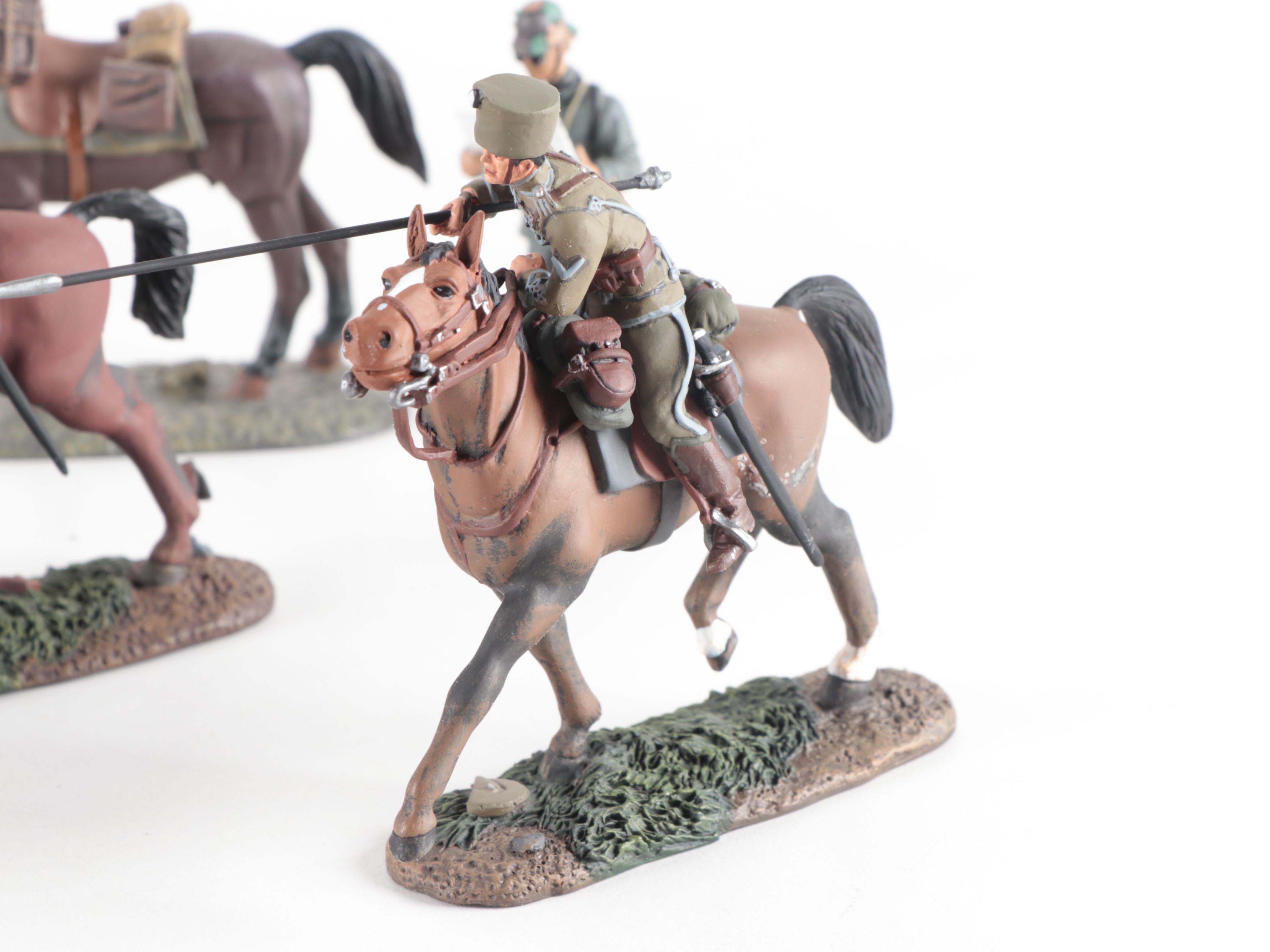 W. Britain Hand-Painted Cast Metal Toy Soldiers