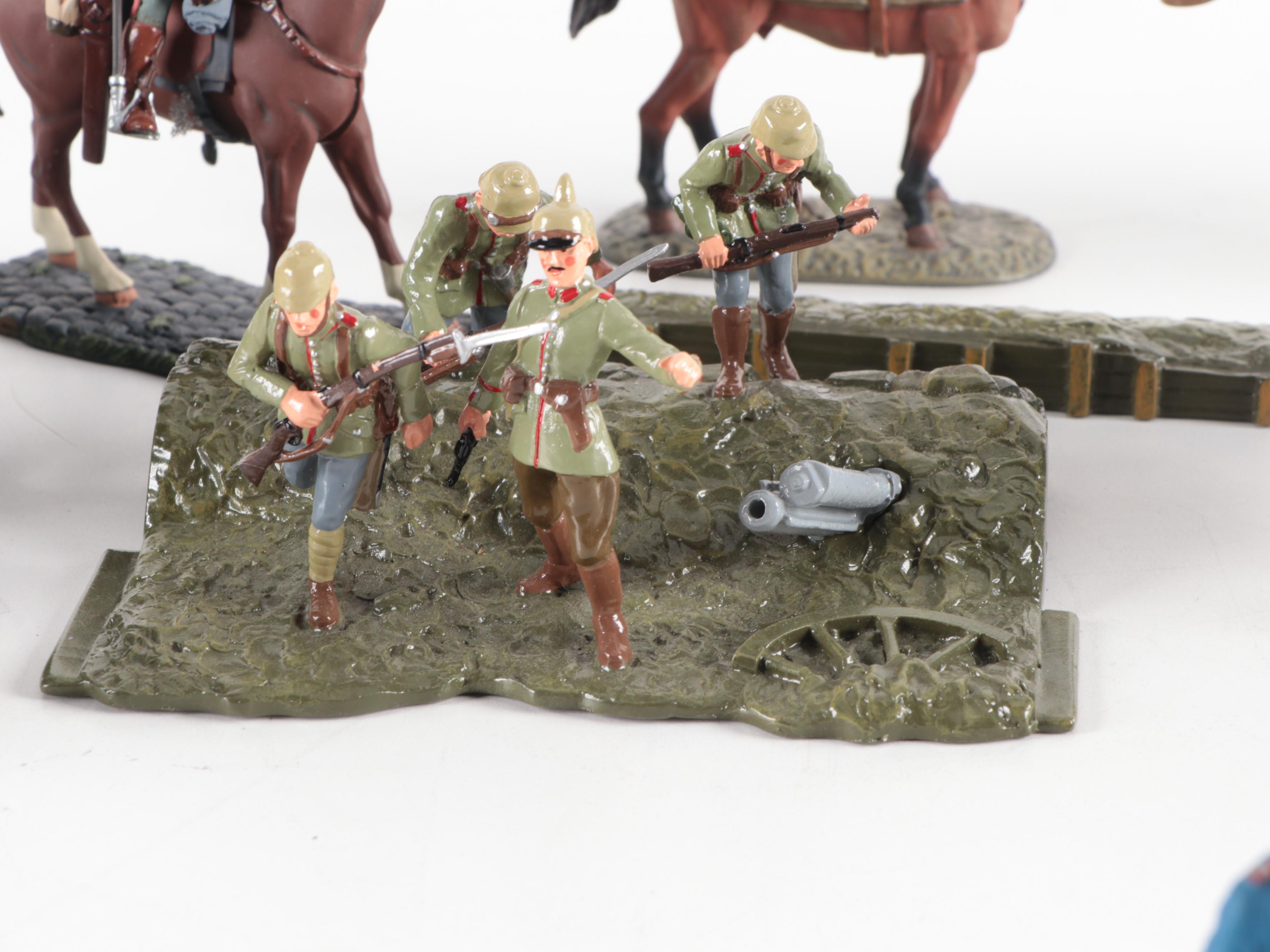 W. Britain Hand-Painted Cast Metal Toy Soldiers