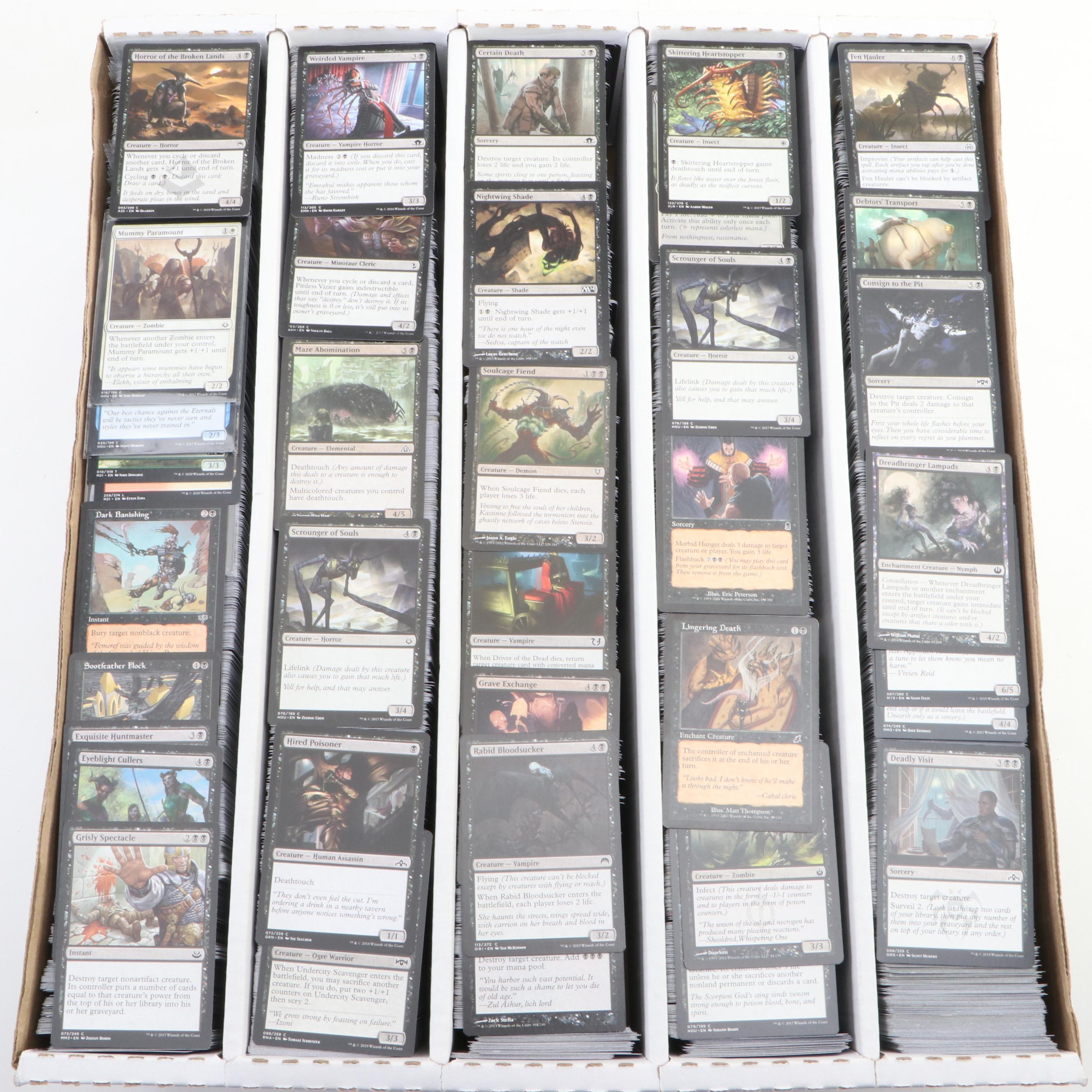 Magic: The Gathering Trading Cards with Uncommons and Playmats, 1990s–2020s