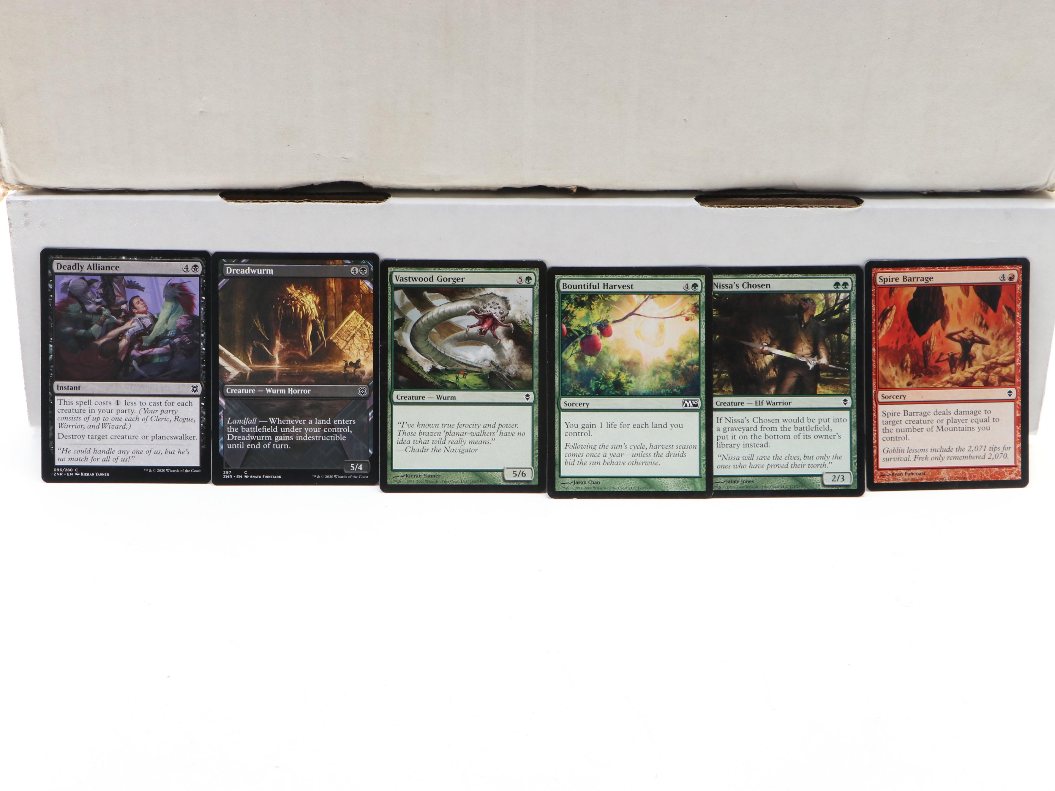 Magic: The Gathering Trading Cards with Uncommon Cards and Playmats, 1990s–2020s