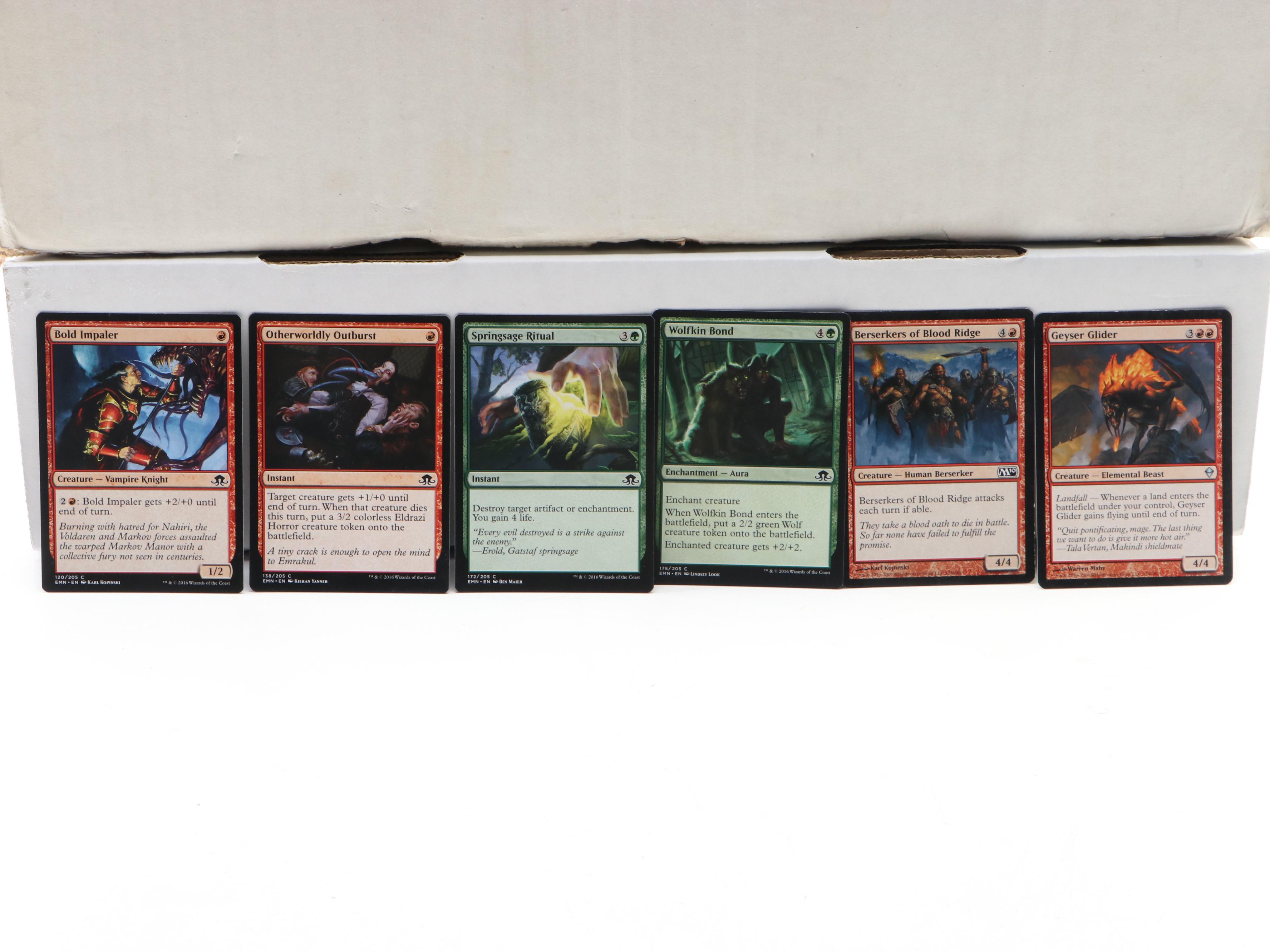 Magic: The Gathering Trading Cards with Uncommon Cards and Playmats, 1990s–2020s