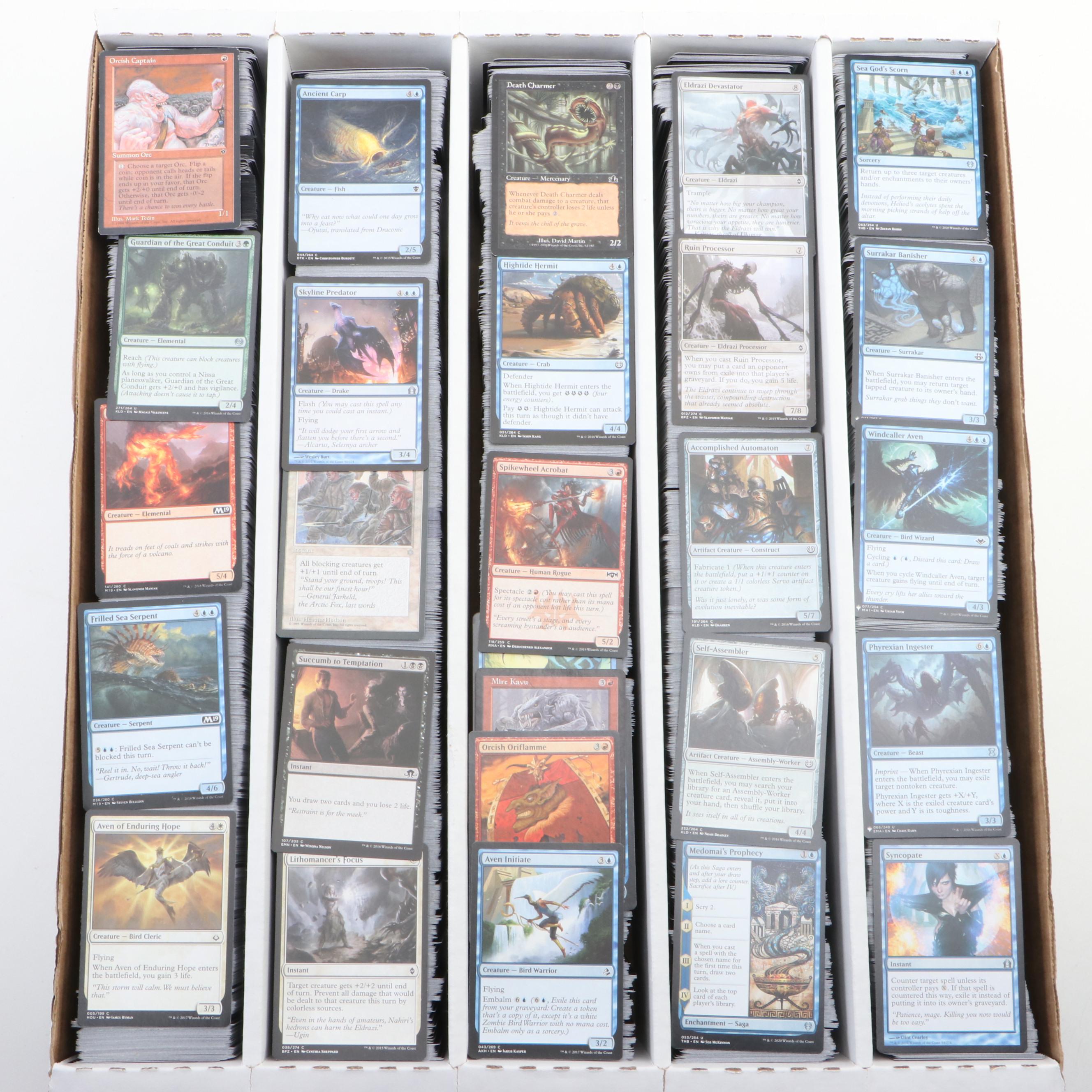 Magic: The Gathering Trading Cards with Uncommons and Playmats, 1990s–2020s