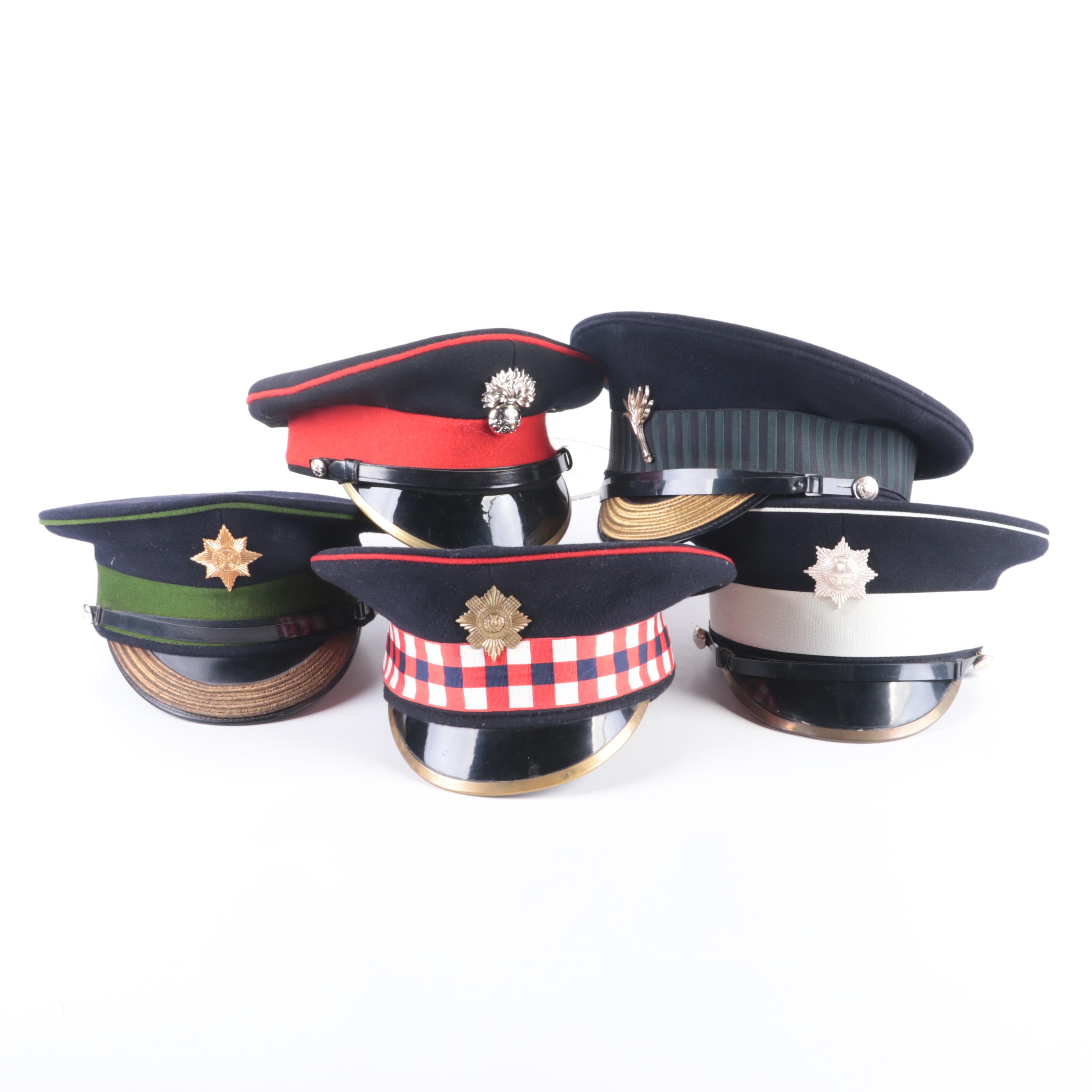 Irish, Scots, Welsh, Coldstream and Grenadier NCO Guards Forage Caps