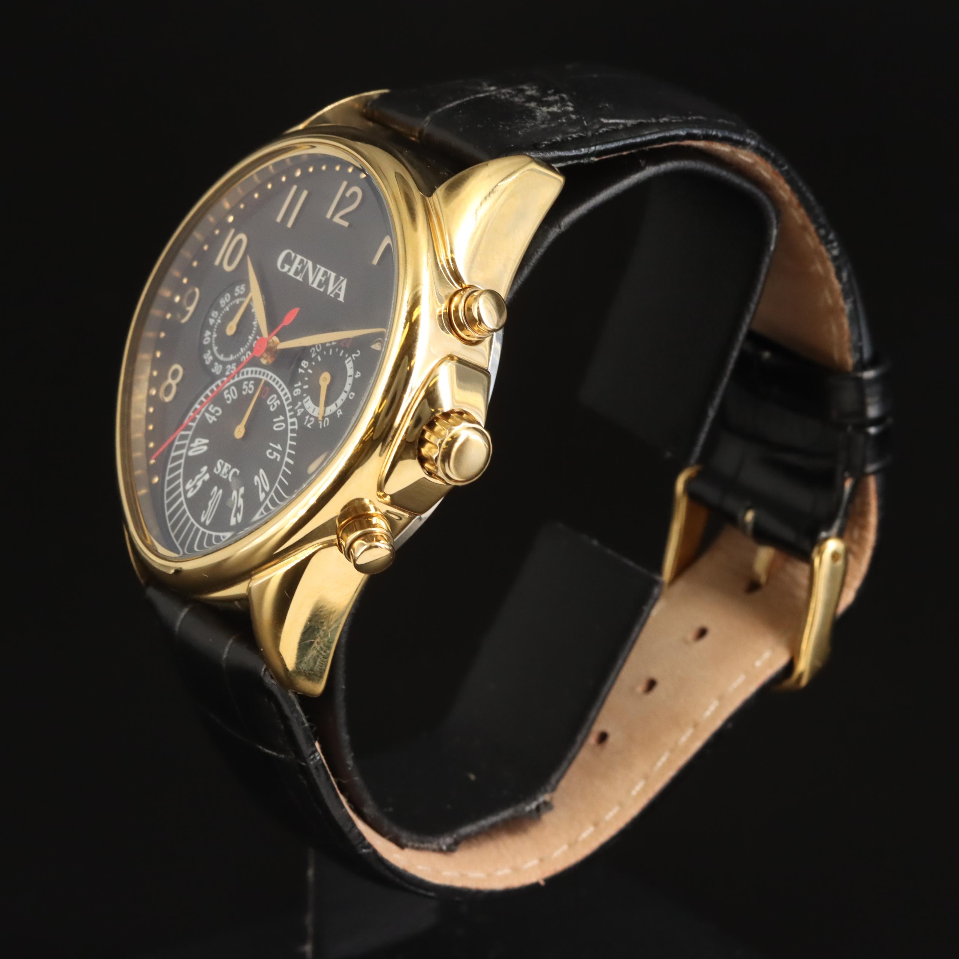 Geneva Quartz Chronograph Watch