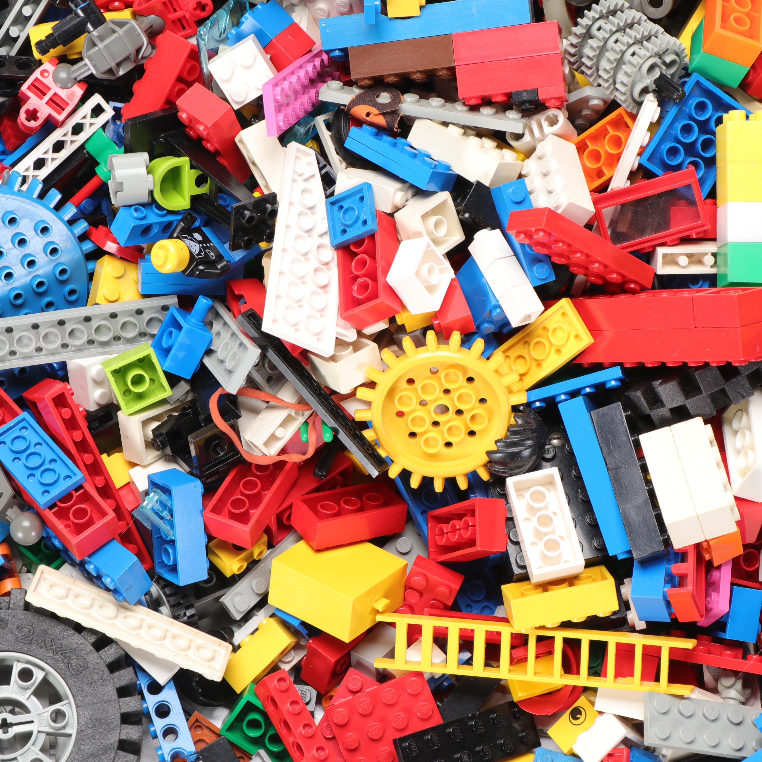 LEGO Collection with Construction Baseplates