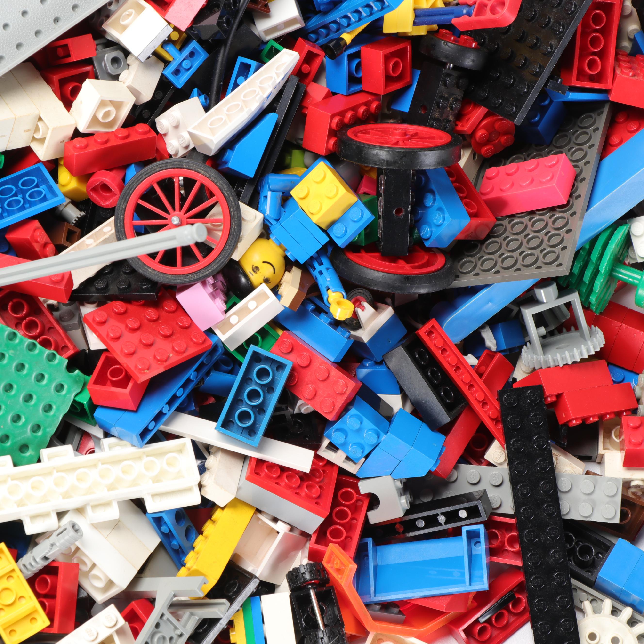 LEGO Collection with Construction Baseplates