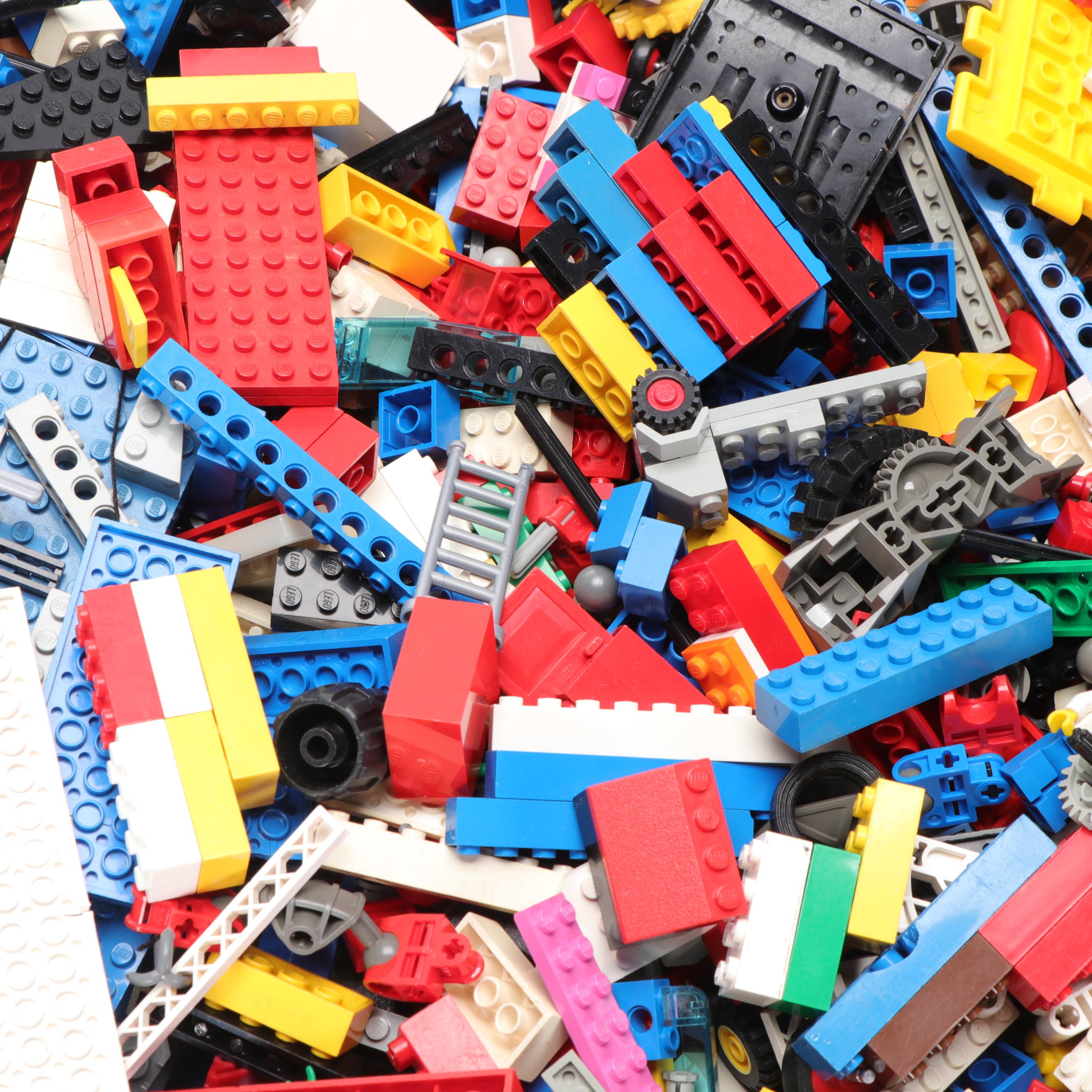 LEGO Collection with Construction Baseplates