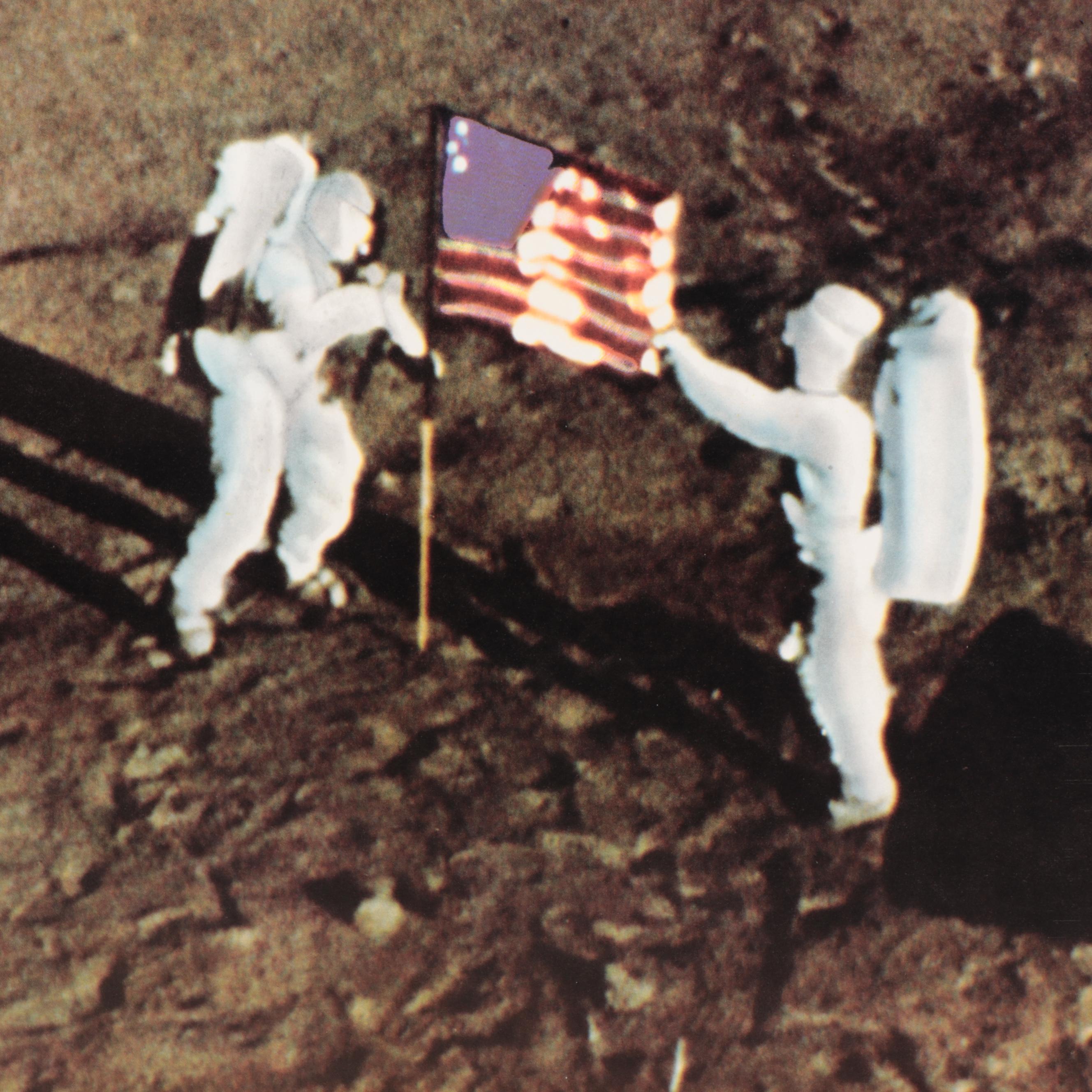 Offset Lithographs of Apollo 11 Moon Landing