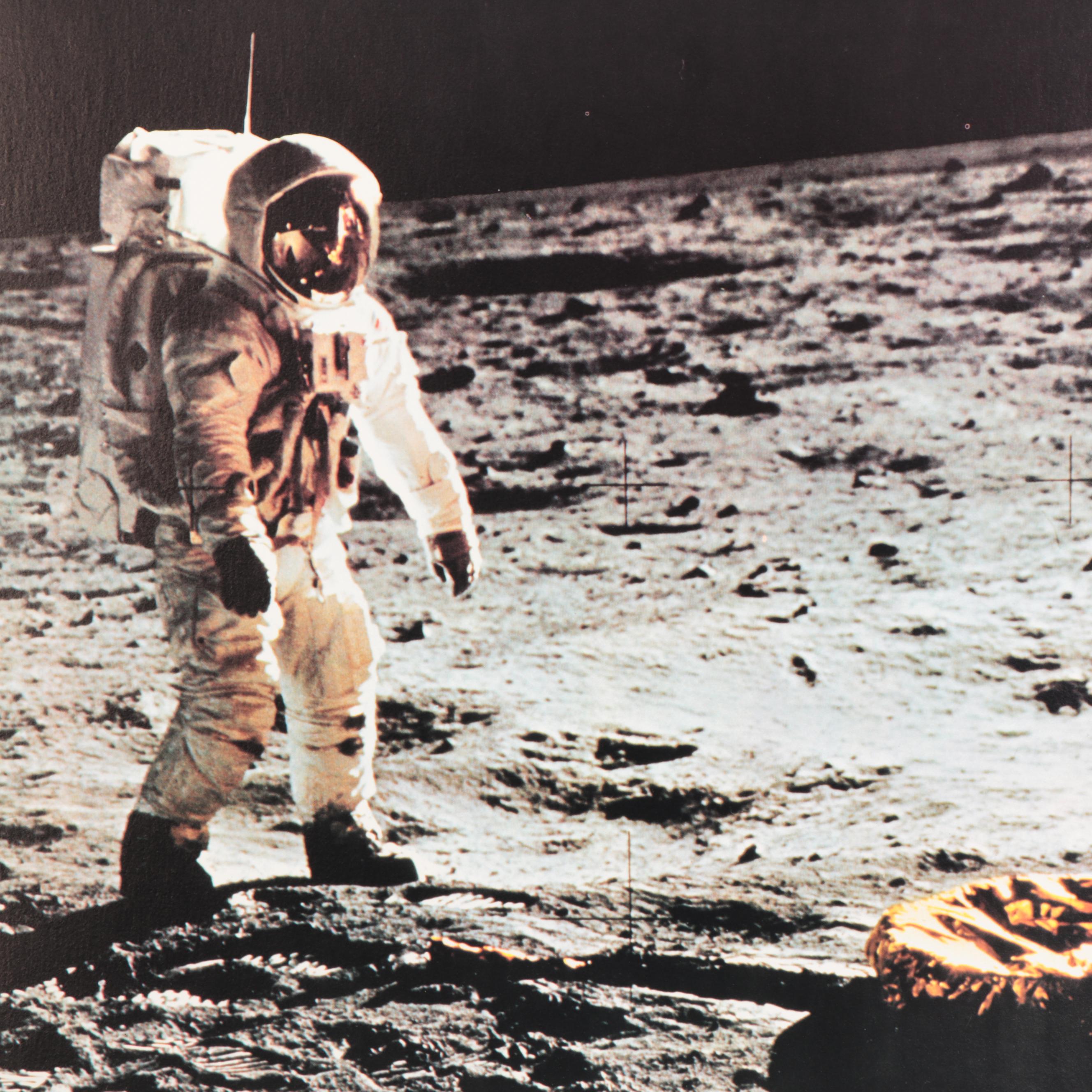 Offset Lithographs of Apollo 11 Moon Landing