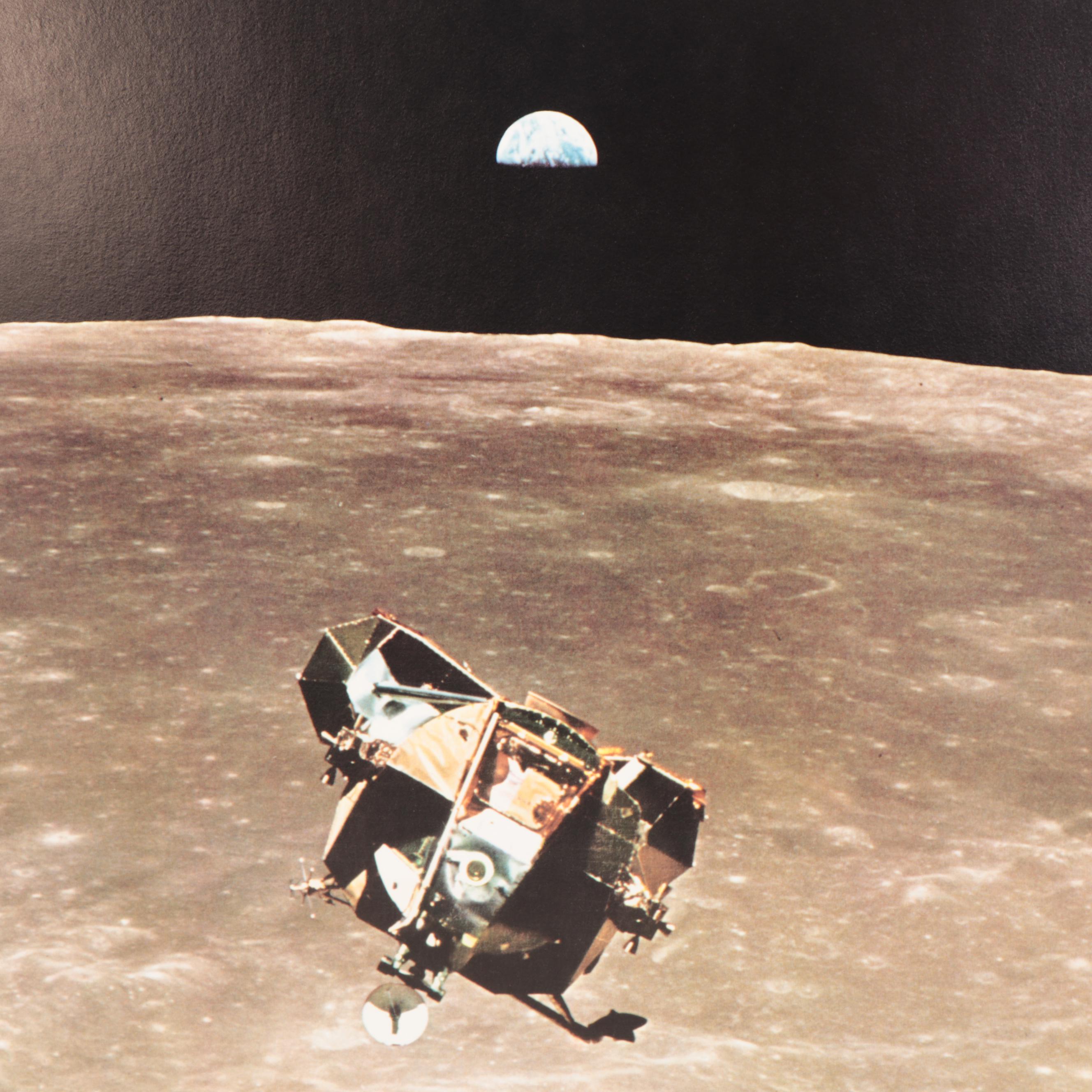 Offset Lithographs of Apollo 11 Moon Landing