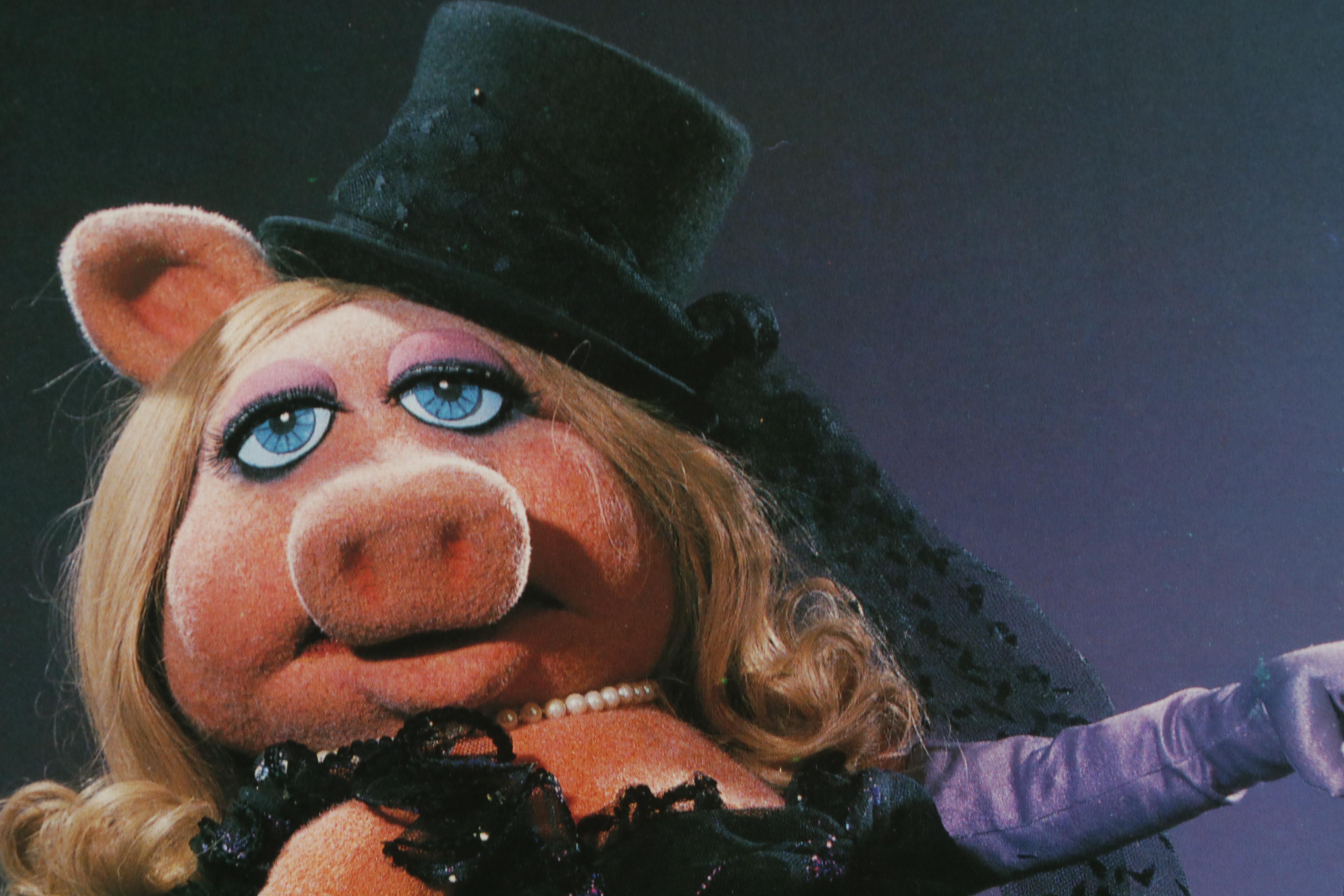 Offset Lithograph of "People" Cover Photo From "Miss Piggy's Poster Book," 1986