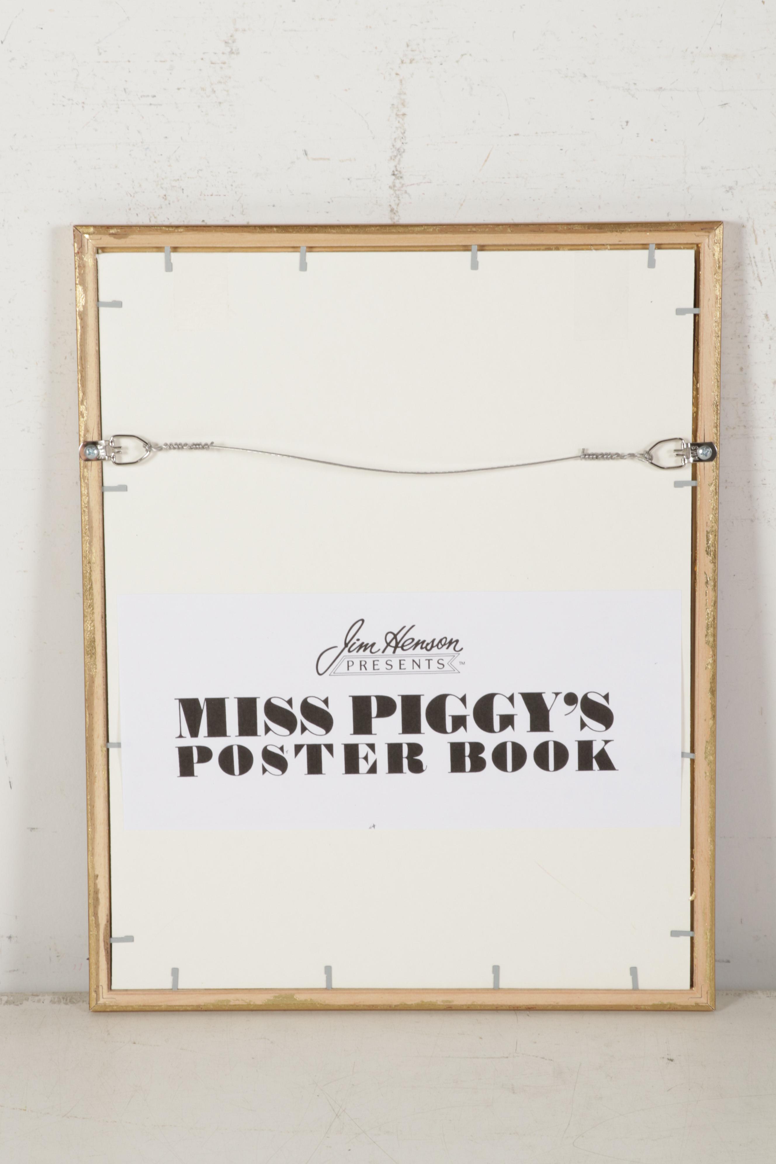 Offset Lithograph of "People" Cover Photo From "Miss Piggy's Poster Book," 1986