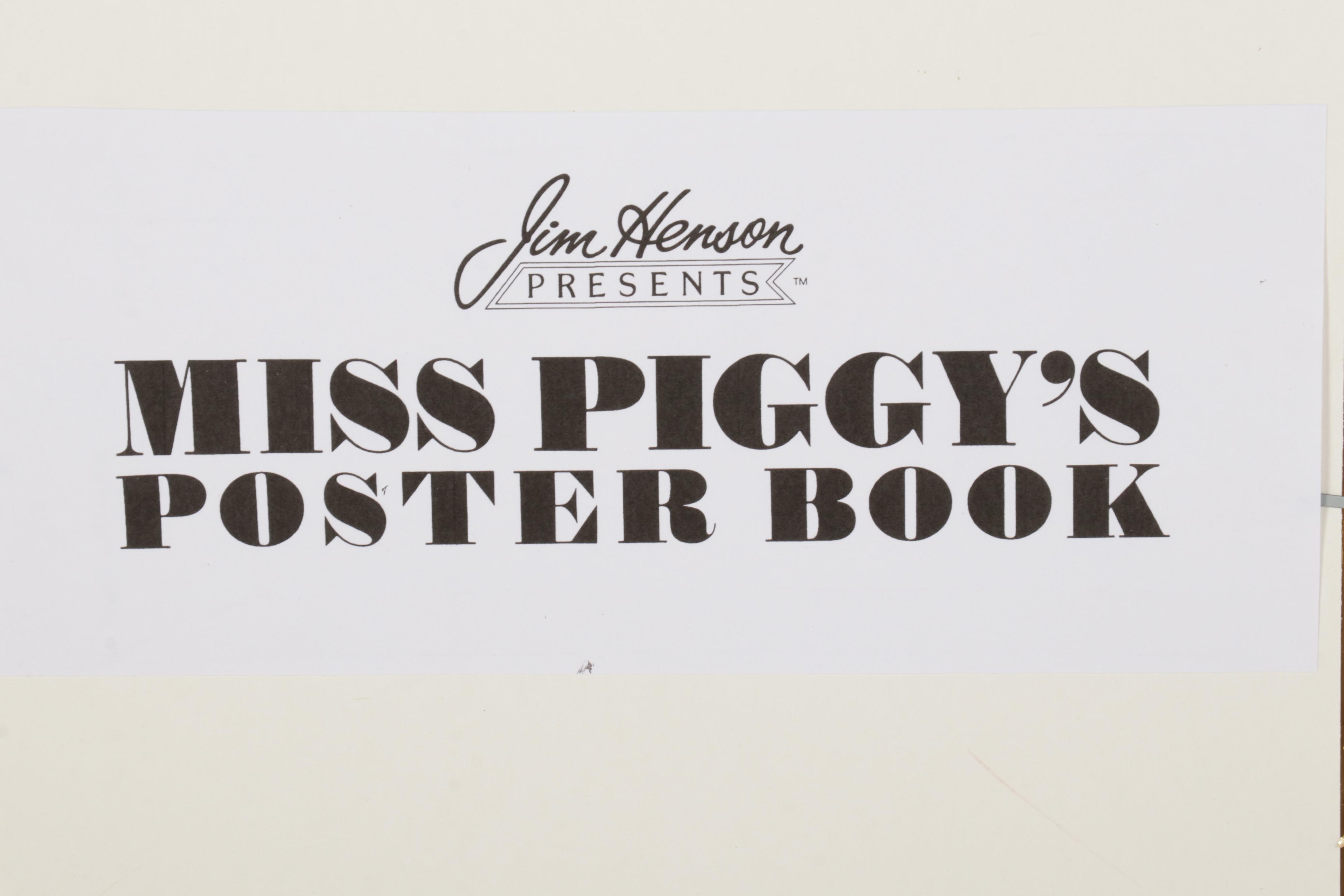 Offset Lithograph of "People" Cover Photo From "Miss Piggy's Poster Book," 1986