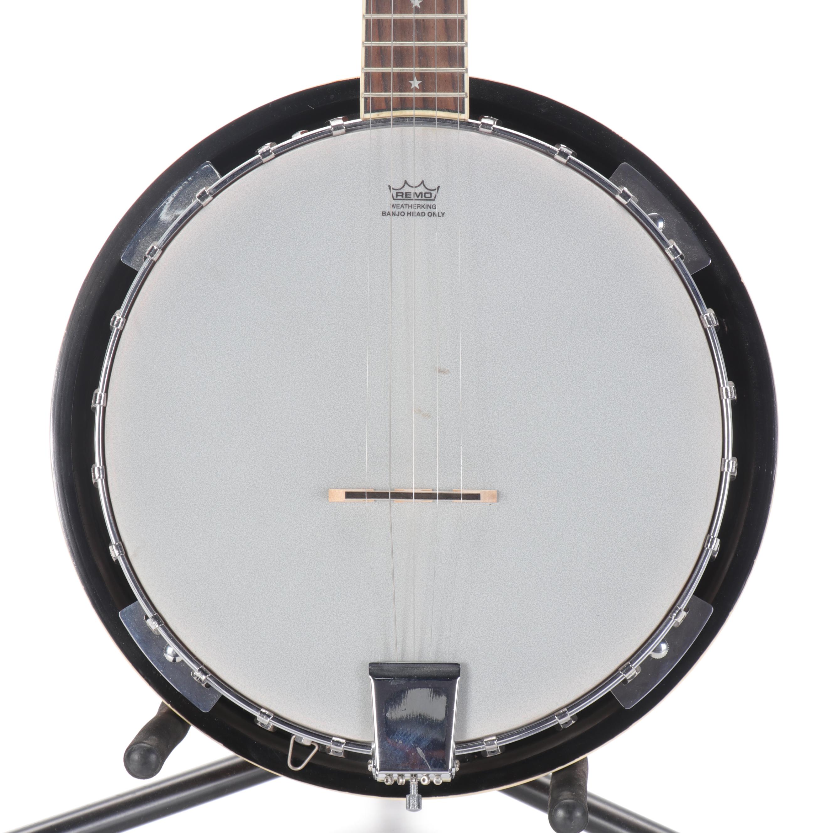 SX Guitars 5-String Closed Back Banjo with Nylon Bag