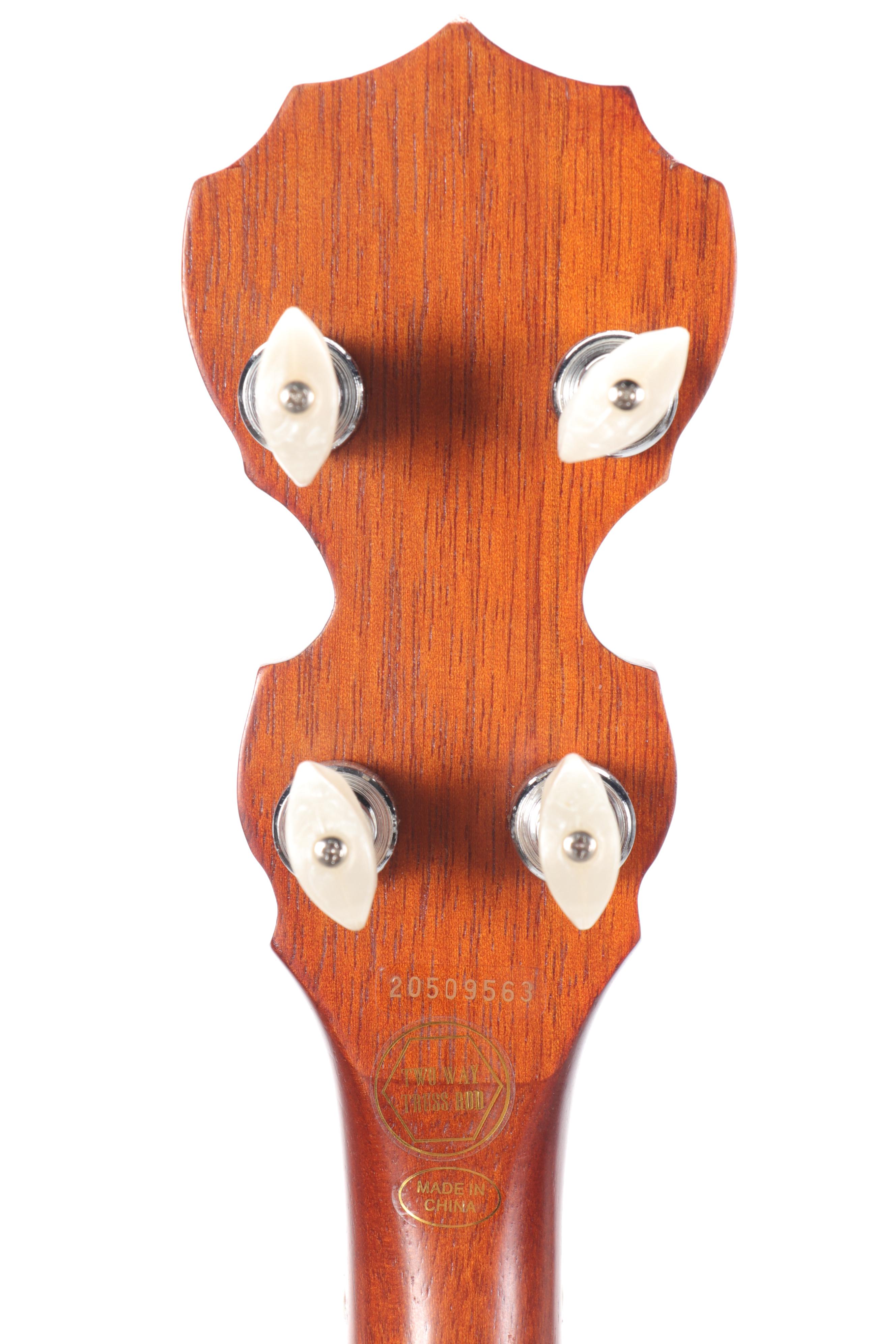 SX Guitars 5-String Closed Back Banjo with Nylon Bag