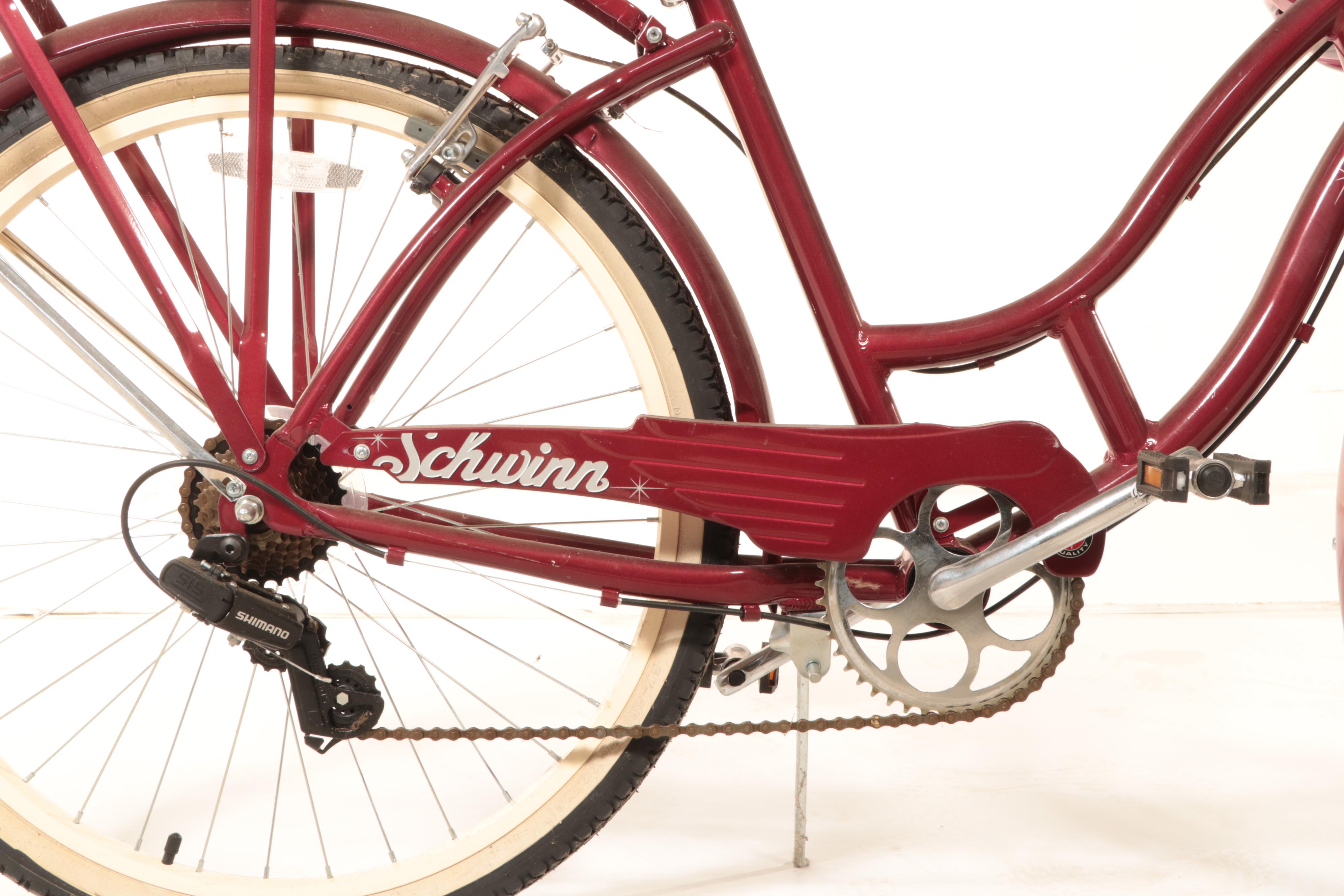 Schwinn Point Beach Cruiser Bicycle in Red