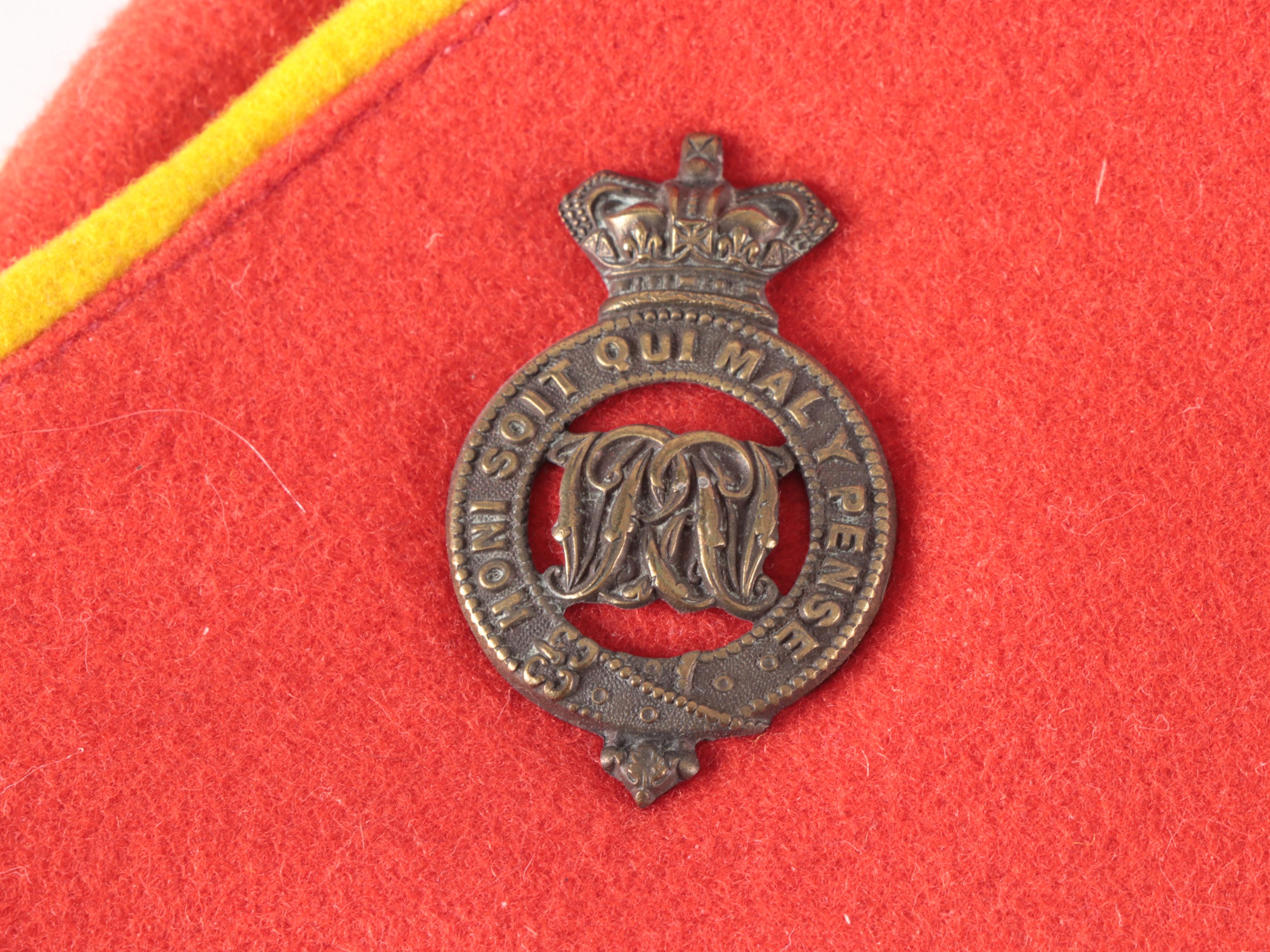 Reproduction King's Royal Hussars With Other Field Caps, Bengal Light Inf. Belt