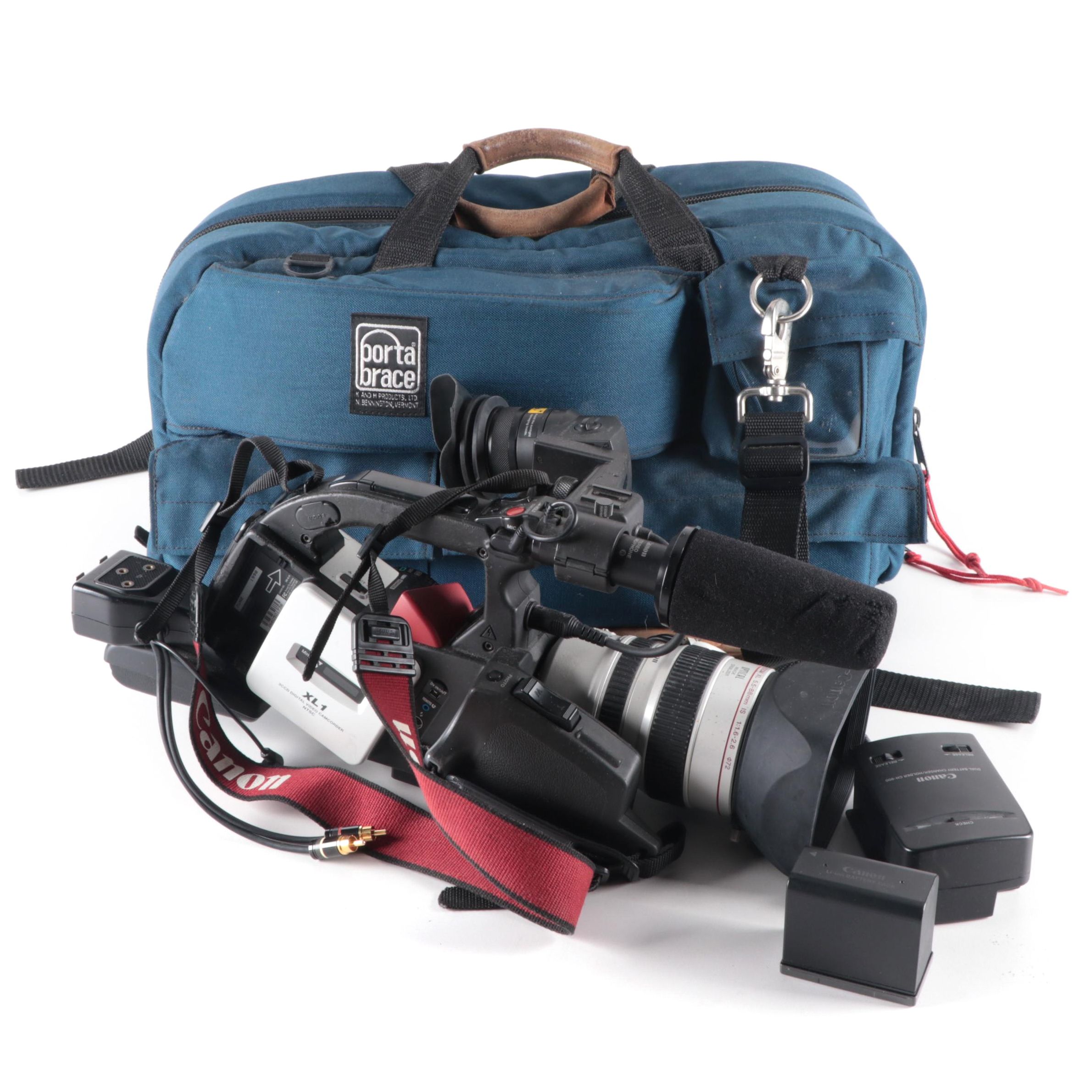 Canon XL1 3CCD Digital Video Camcorder Camera Bundle With Porta Brace Case
