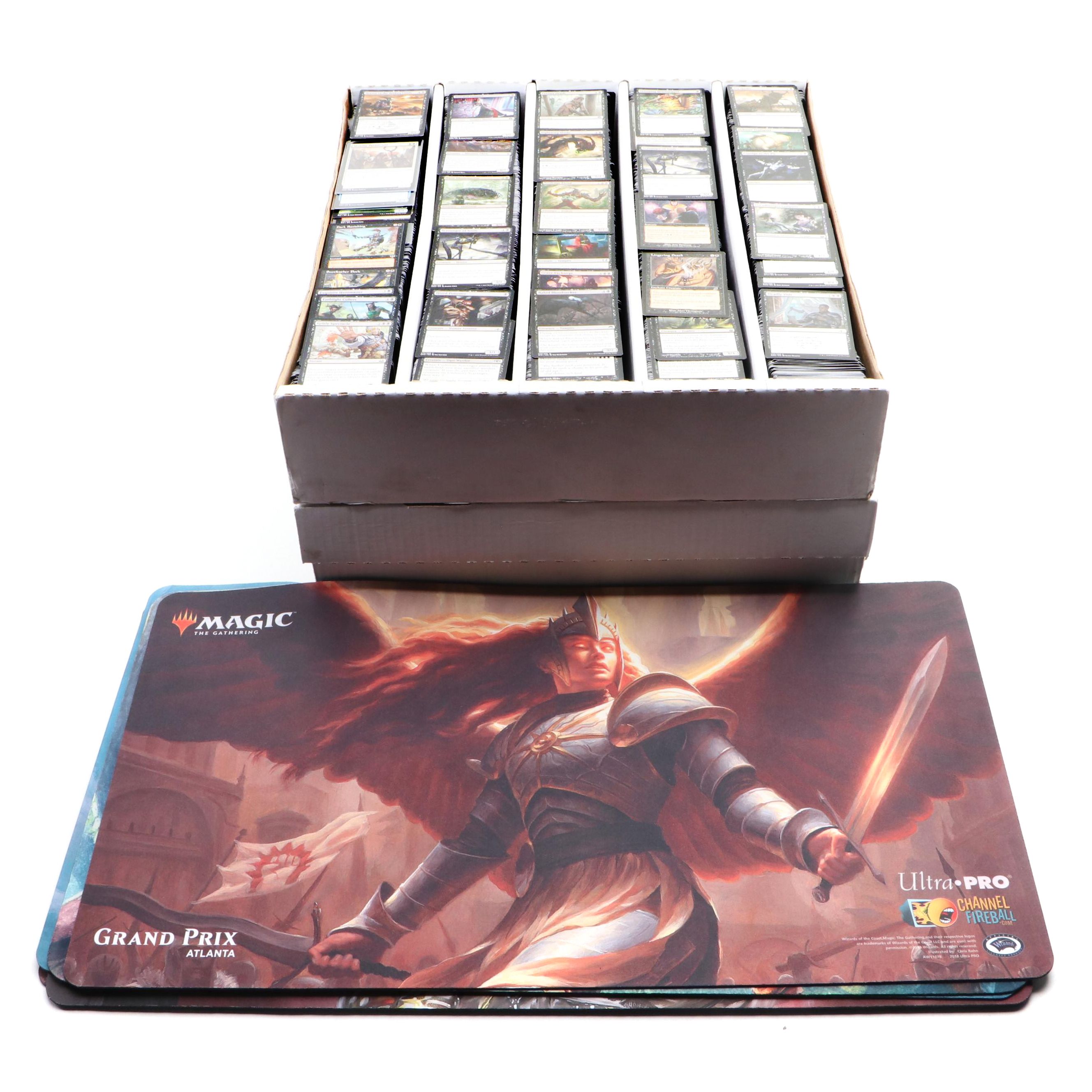 Magic: The Gathering Trading Cards with Uncommons and Playmats, 1990s–2020s