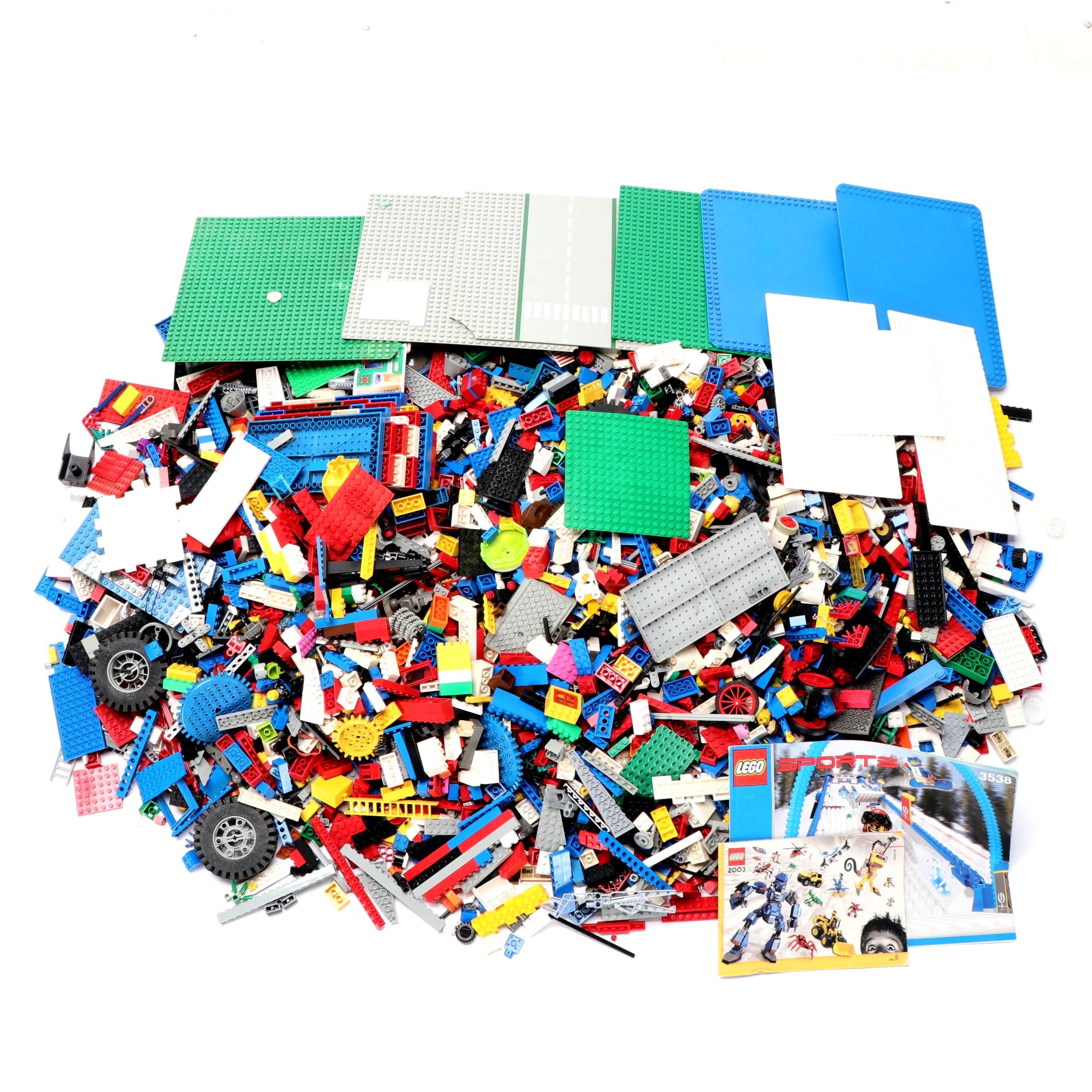LEGO Collection with Construction Baseplates