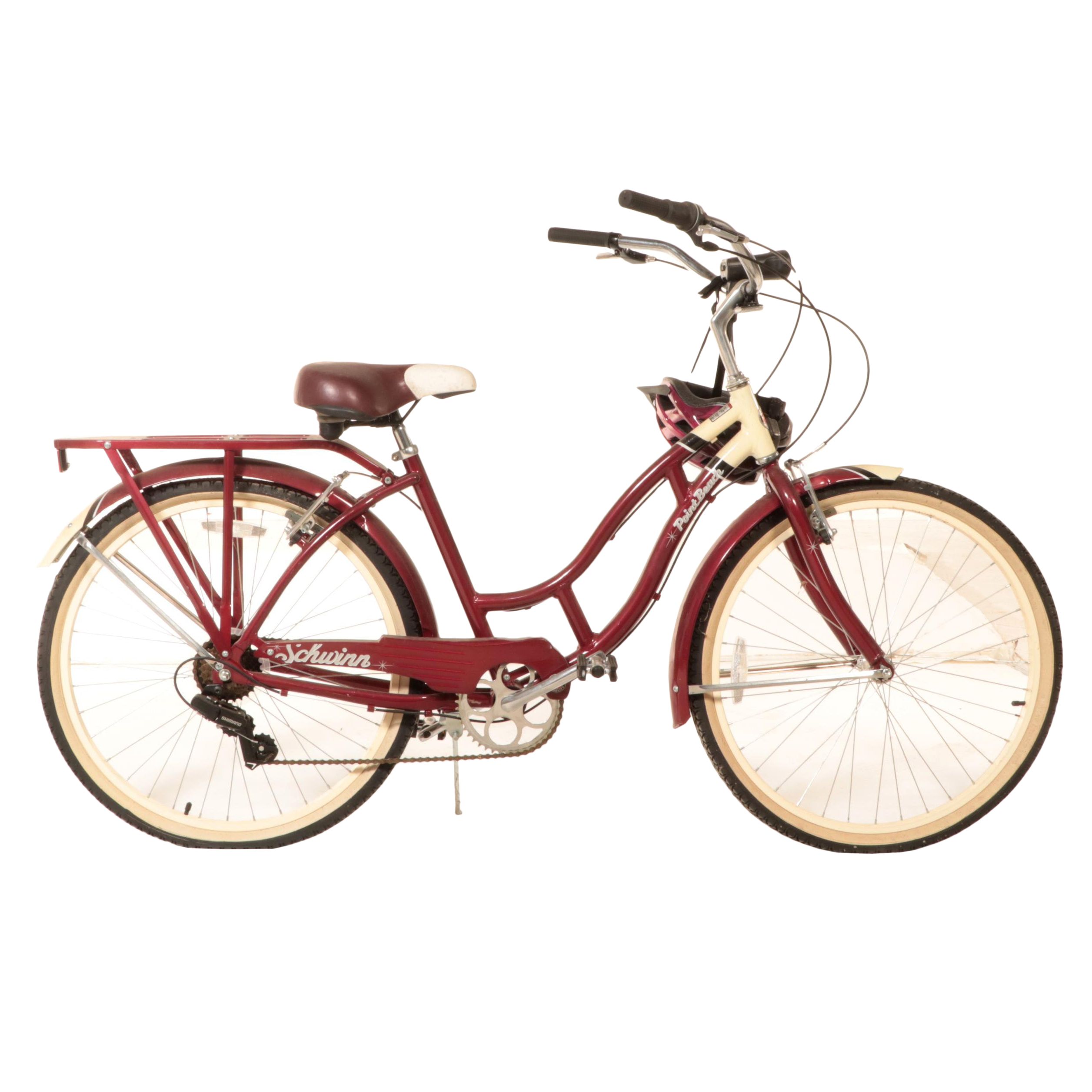 Schwinn Point Beach Cruiser Bicycle in Red