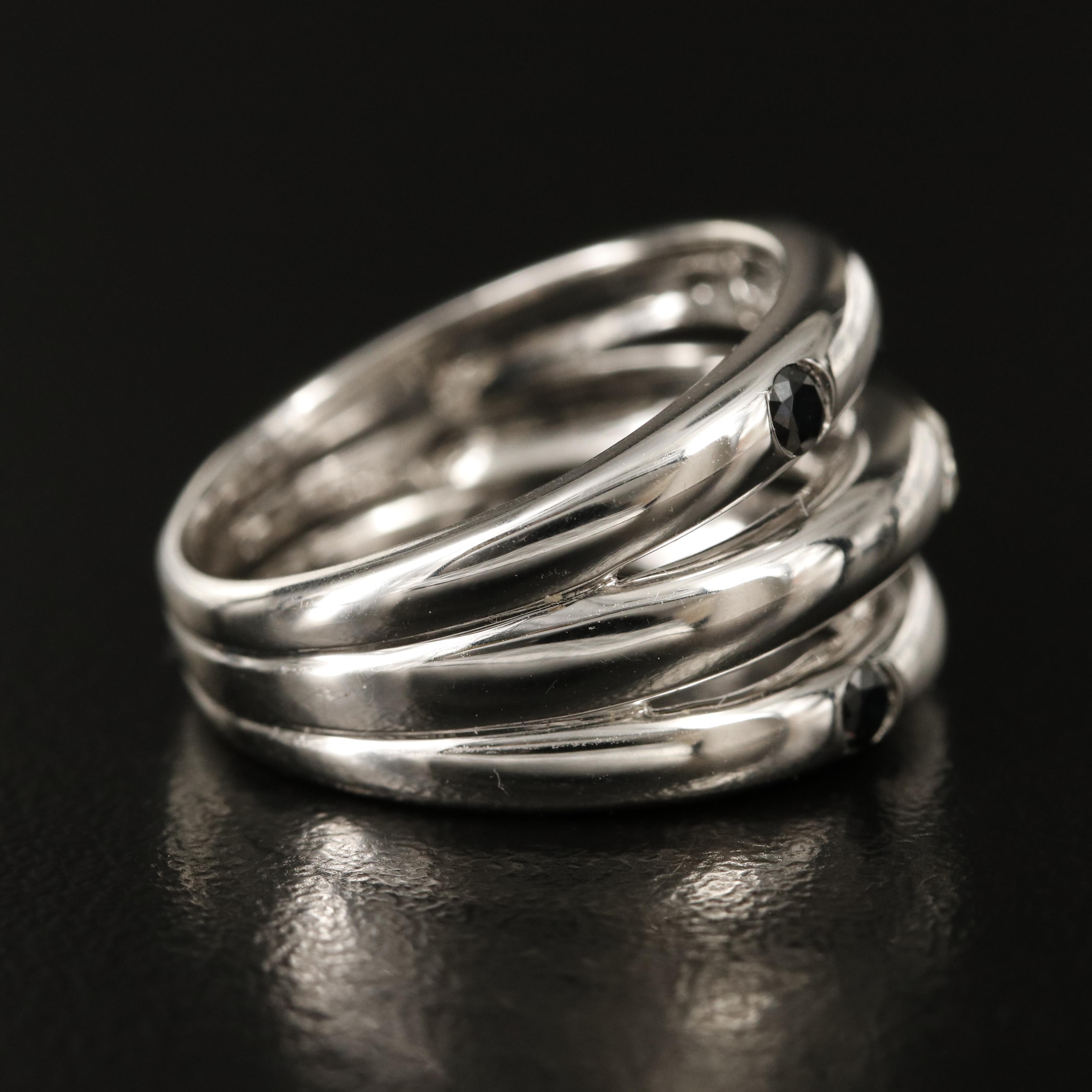 14K 0.31 CTW Diamond Multi-Row Ring