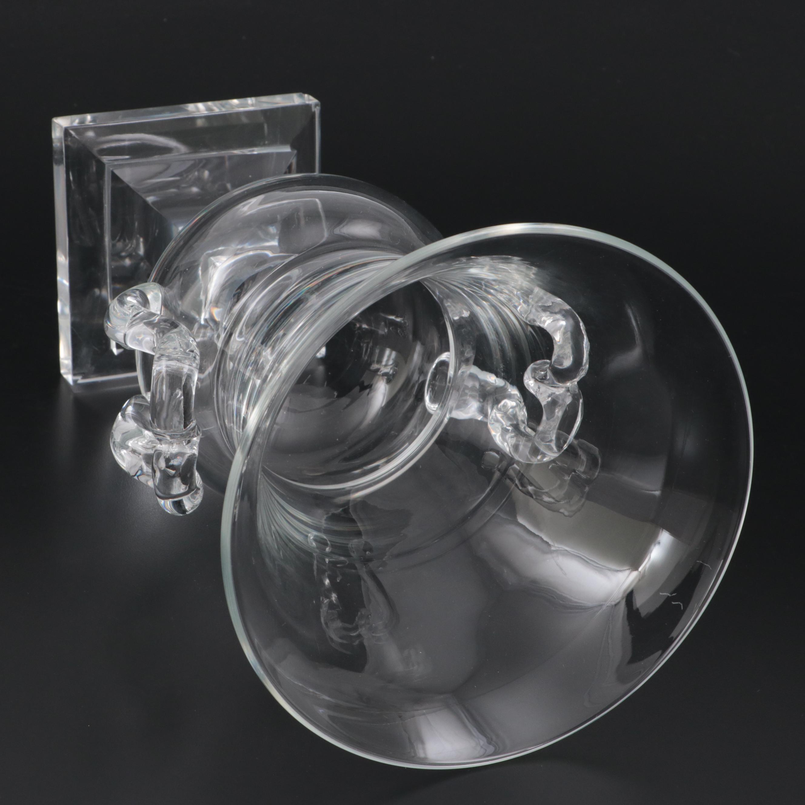 Frederick Carder for Steuben Footed Glass Vase