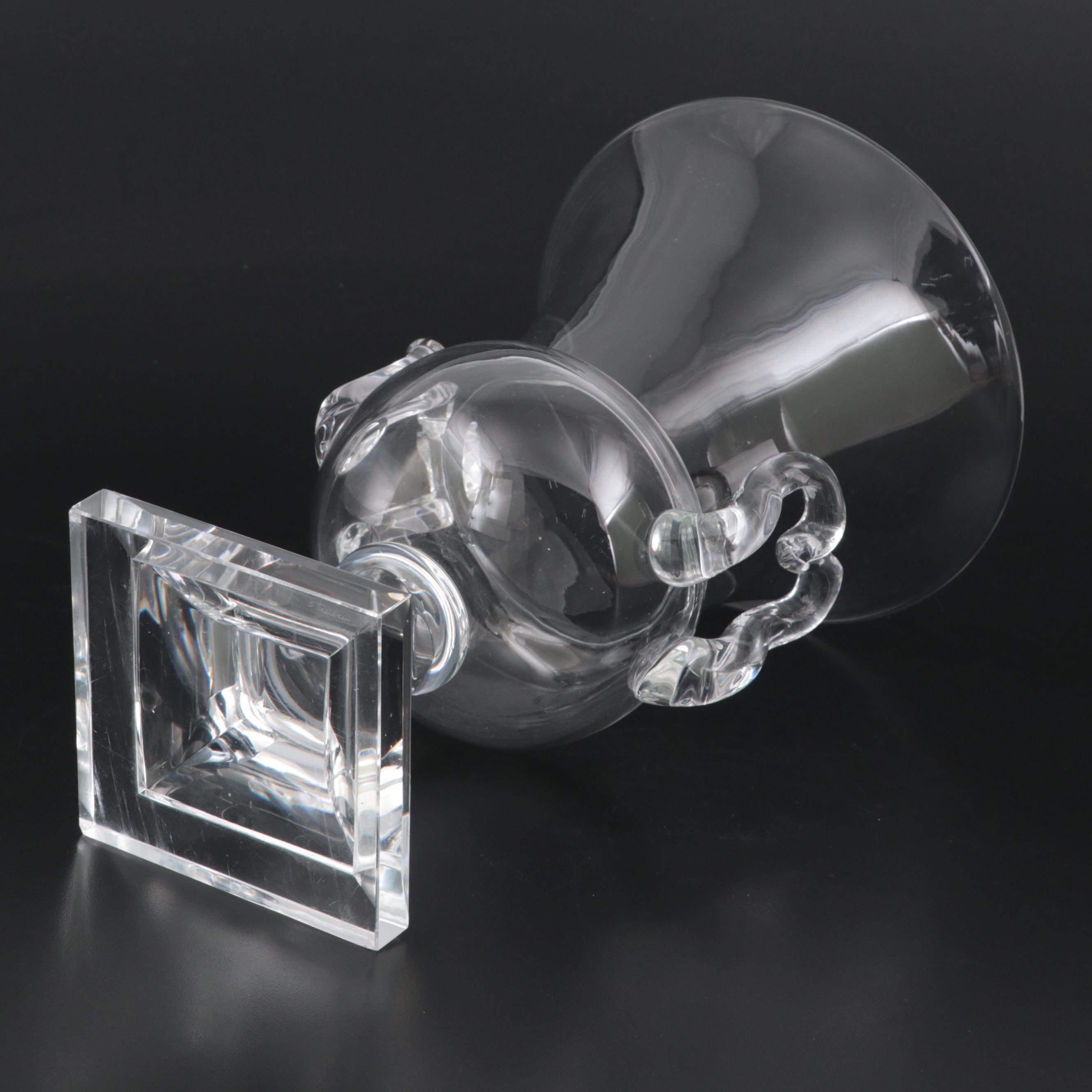 Frederick Carder for Steuben Footed Glass Vase