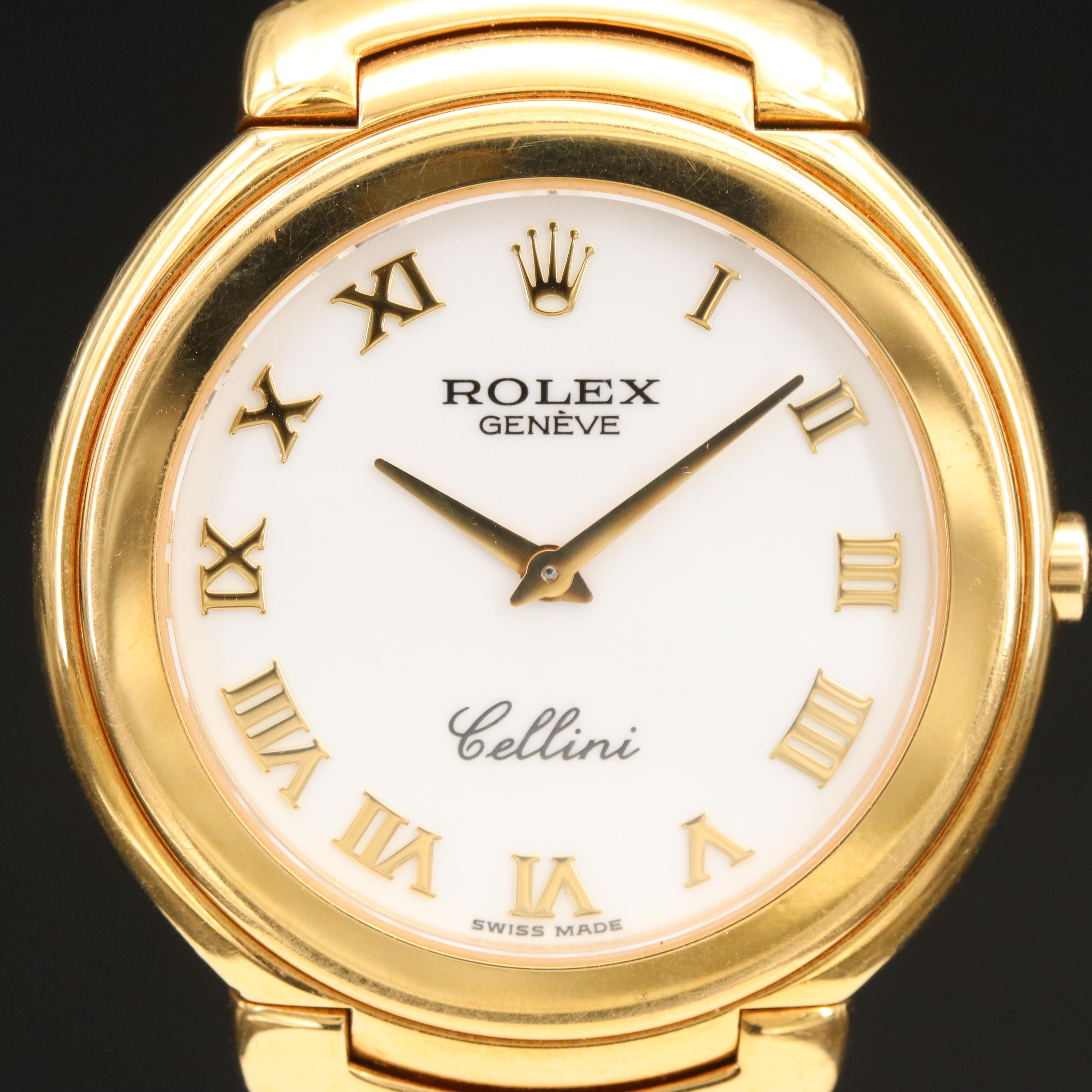 18K Rolex Cellini Quartz Watch