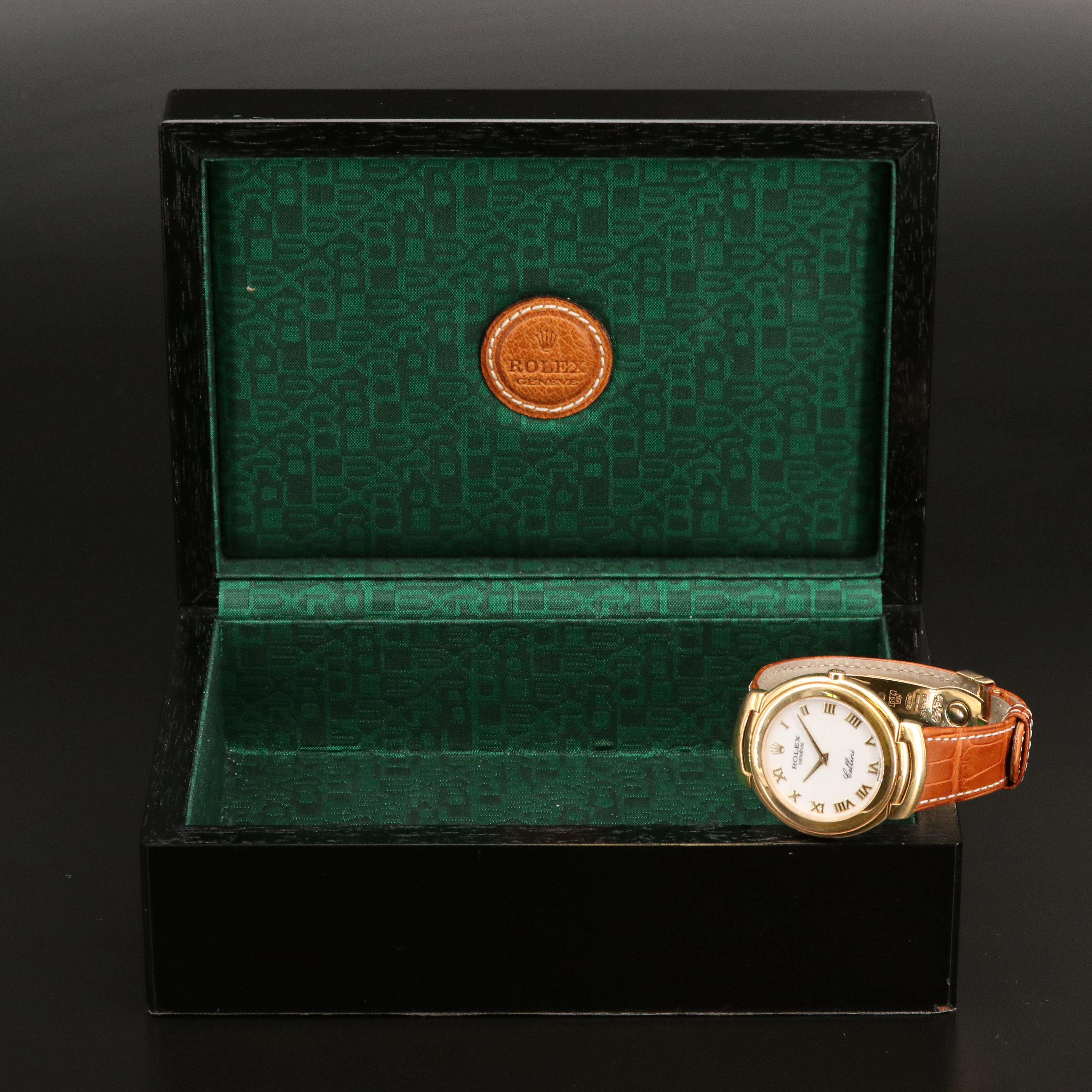 18K Rolex Cellini Quartz Watch