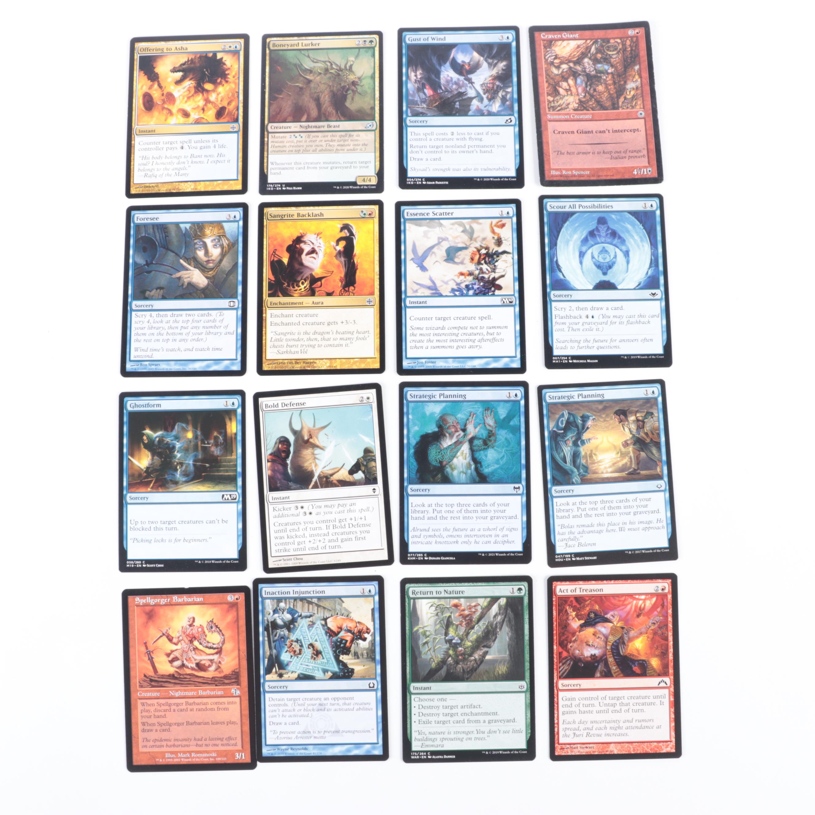 Magic: The Gathering Trading Cards with Uncommons and Playmats, 1990s–2020s