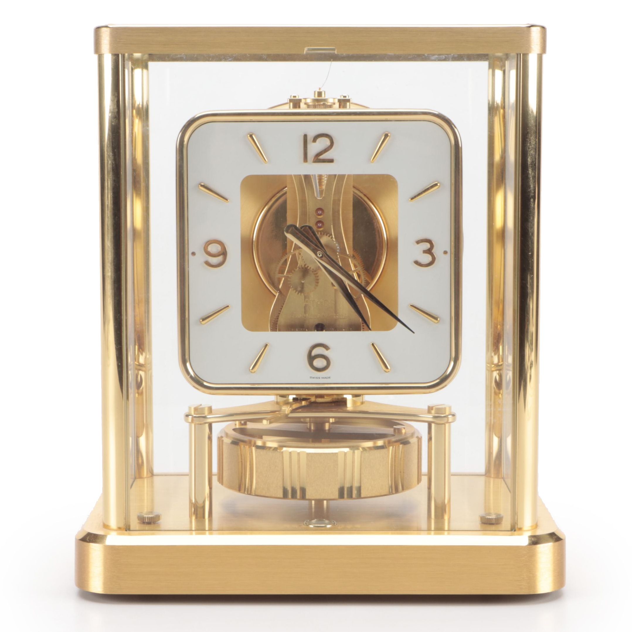 Jaeger-LeCoultre "Atmos" 540 Square Faced Mantel Clock