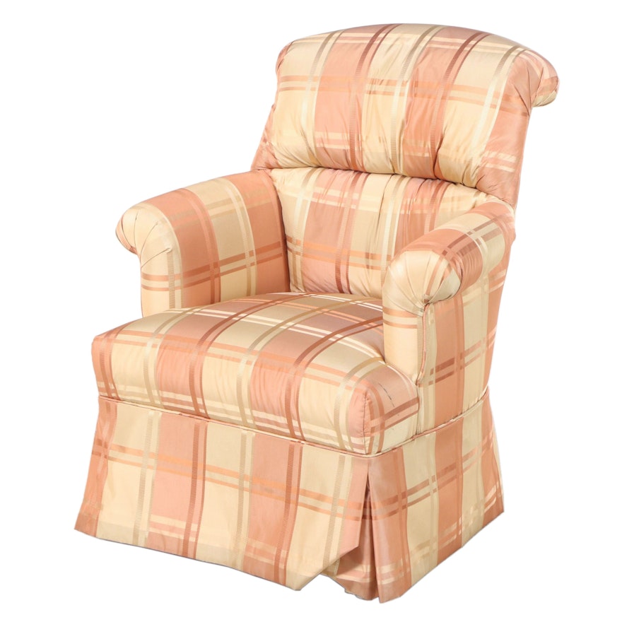 Custom-Upholstered Easy Armchair