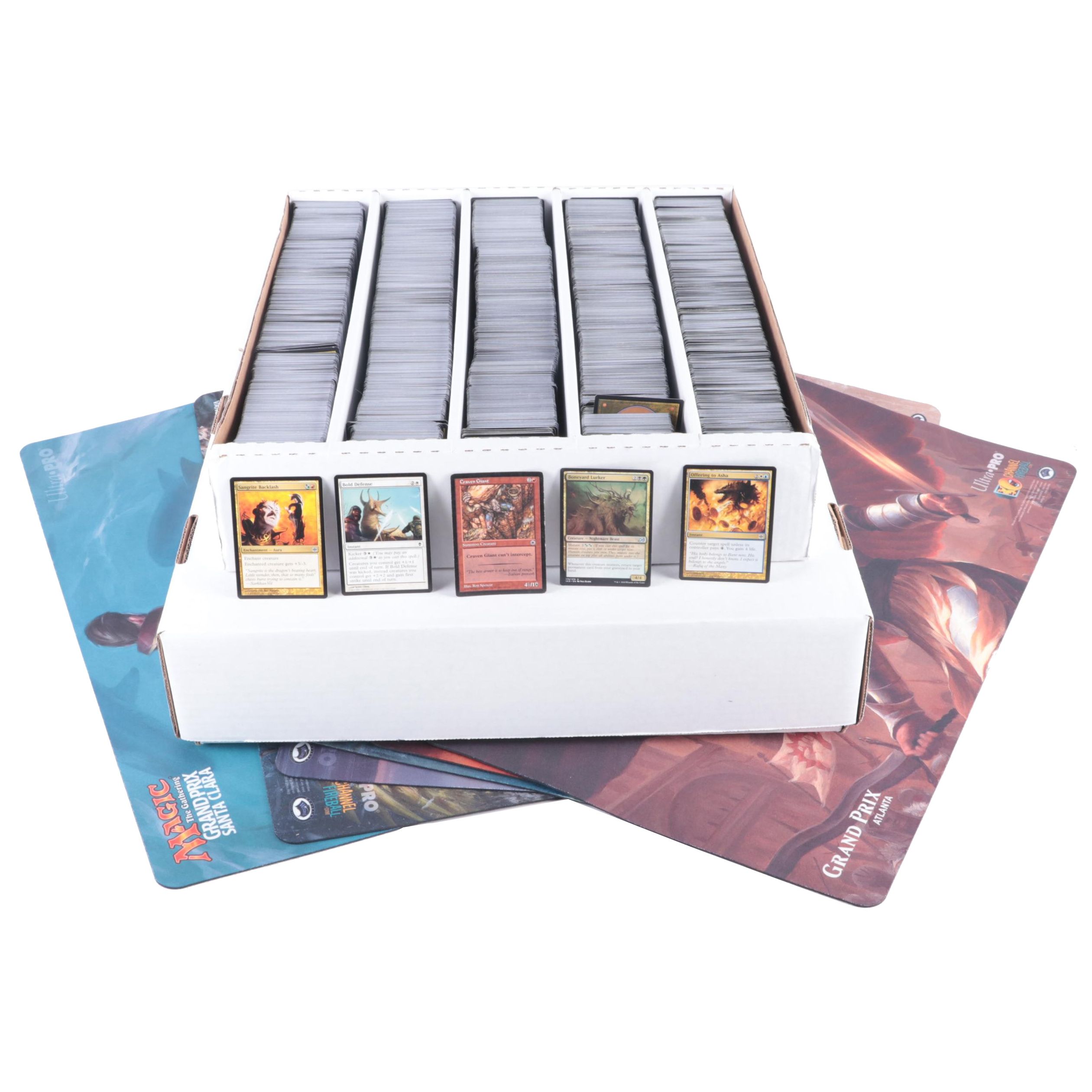 Magic: The Gathering Trading Cards with Uncommons and Playmats, 1990s–2020s