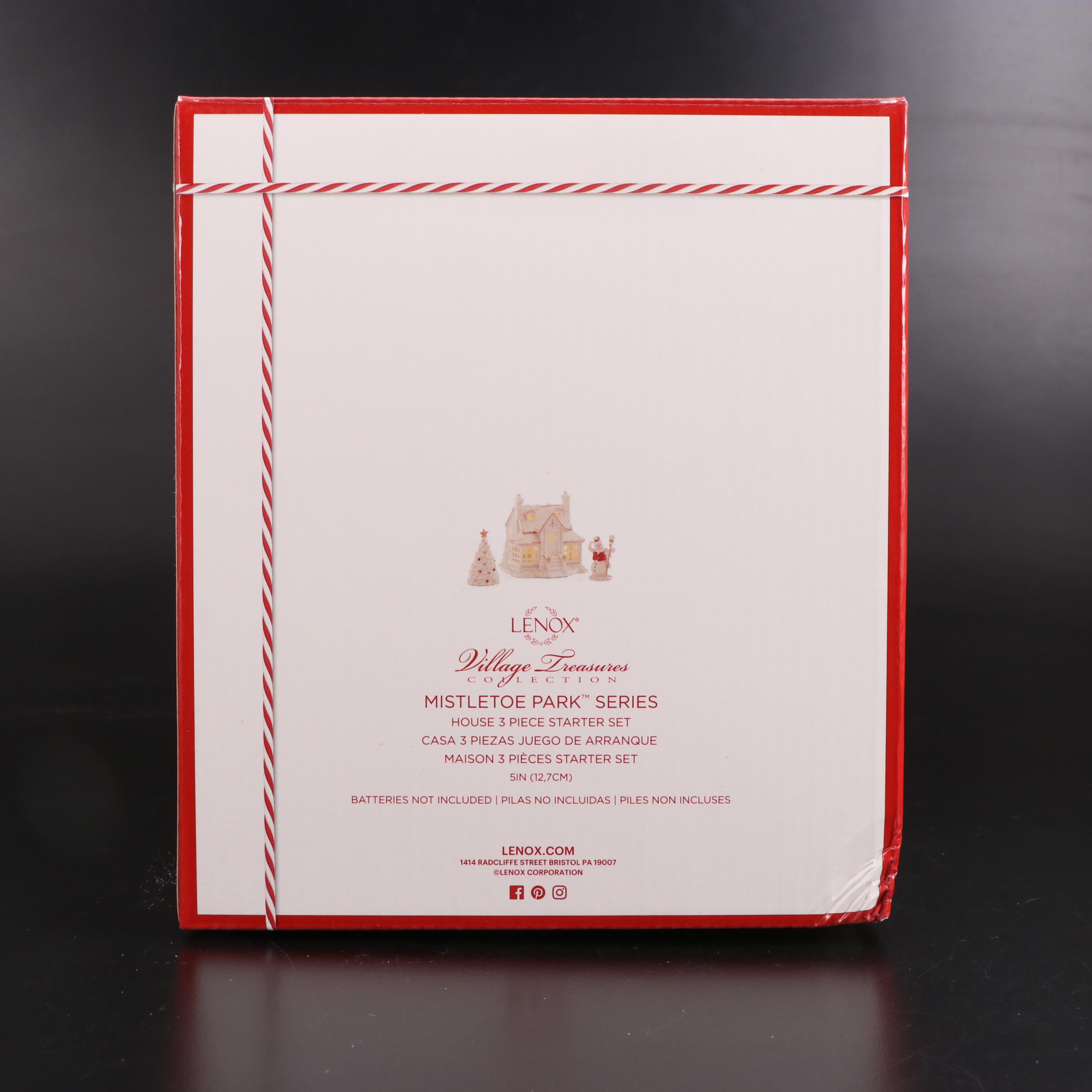 Lenox for Macy's Porcelain Christmas Village Figurines