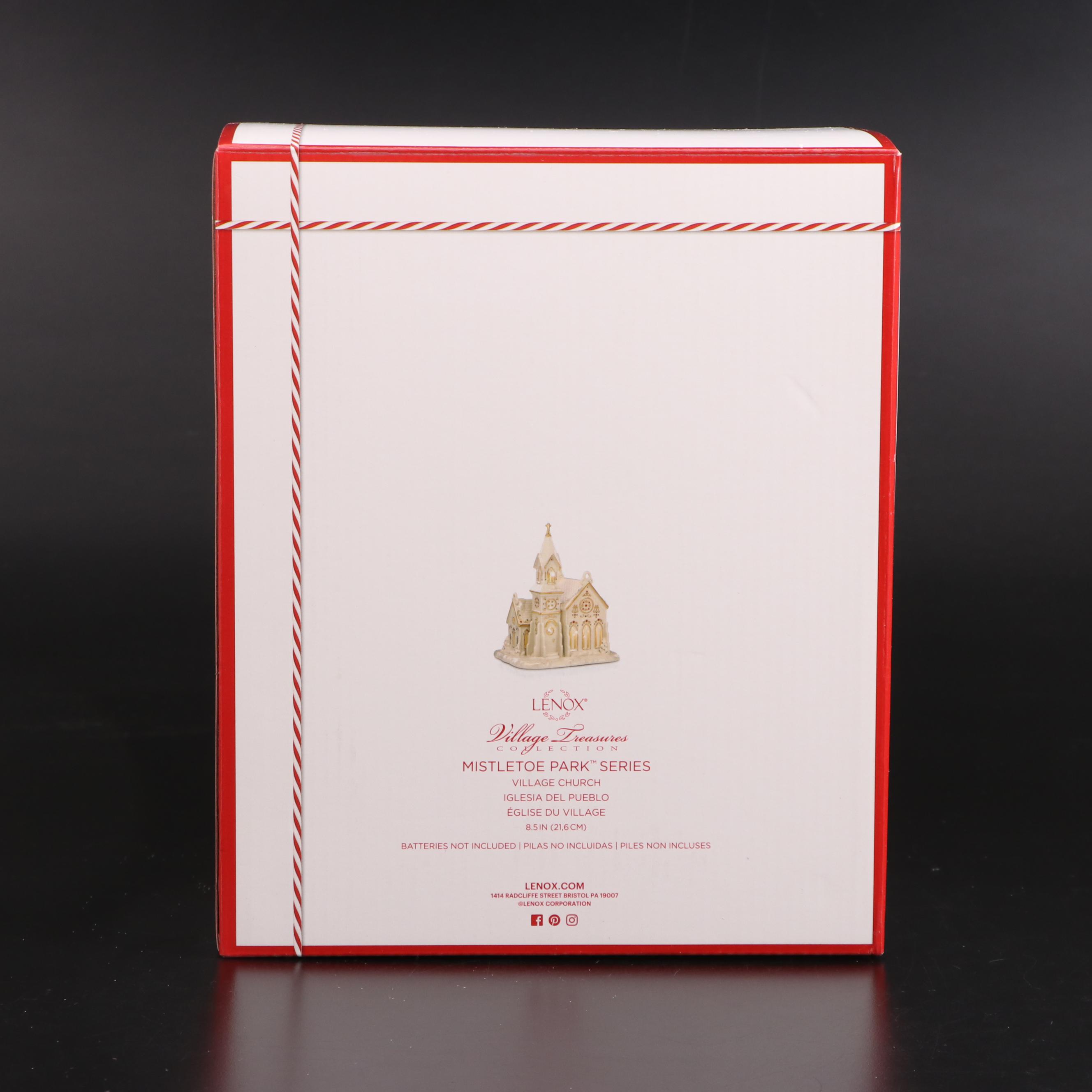 Lenox for Macy's Porcelain Christmas Village Figurines