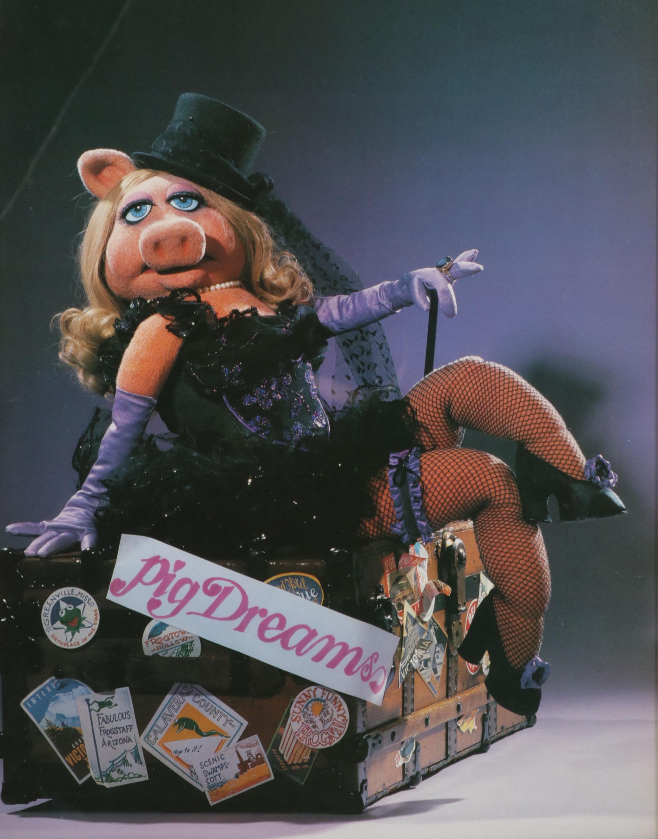Offset Lithograph of "People" Cover Photo From "Miss Piggy's Poster Book," 1986