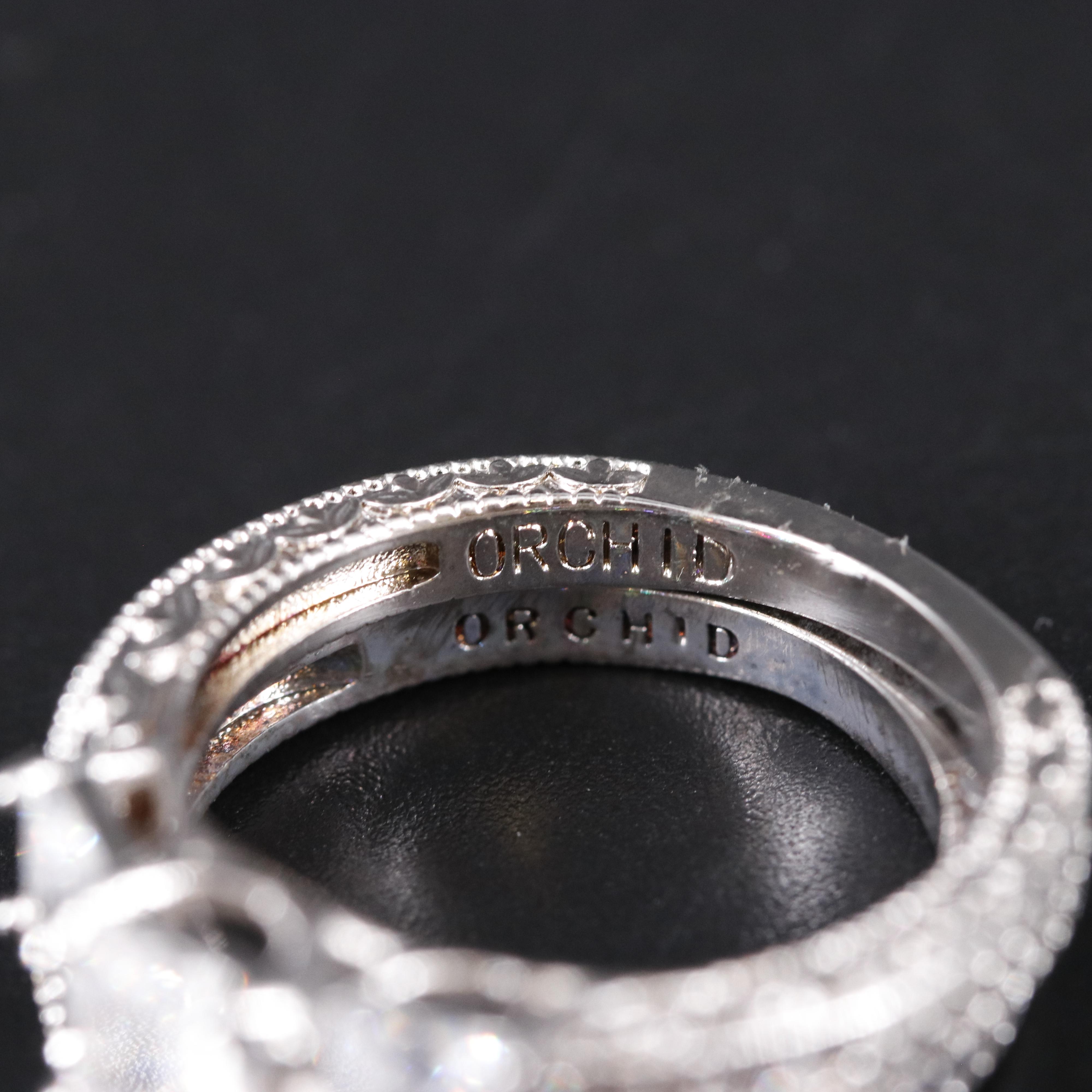 Cubic Zirconia Ring and Enhancer Band