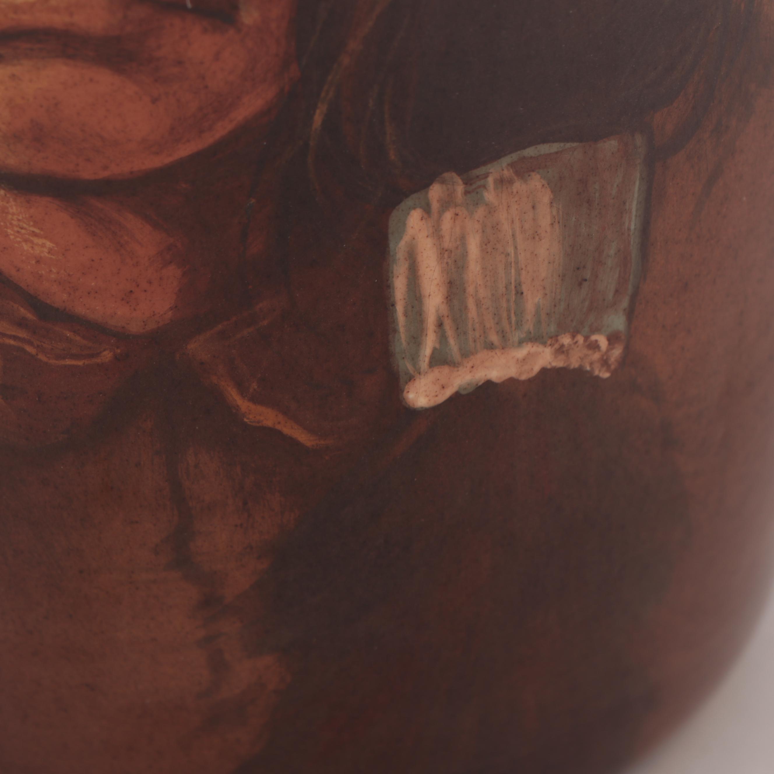 Rick Wisecarver Hand-Painted Wihoa Earthenware Vase, 1980