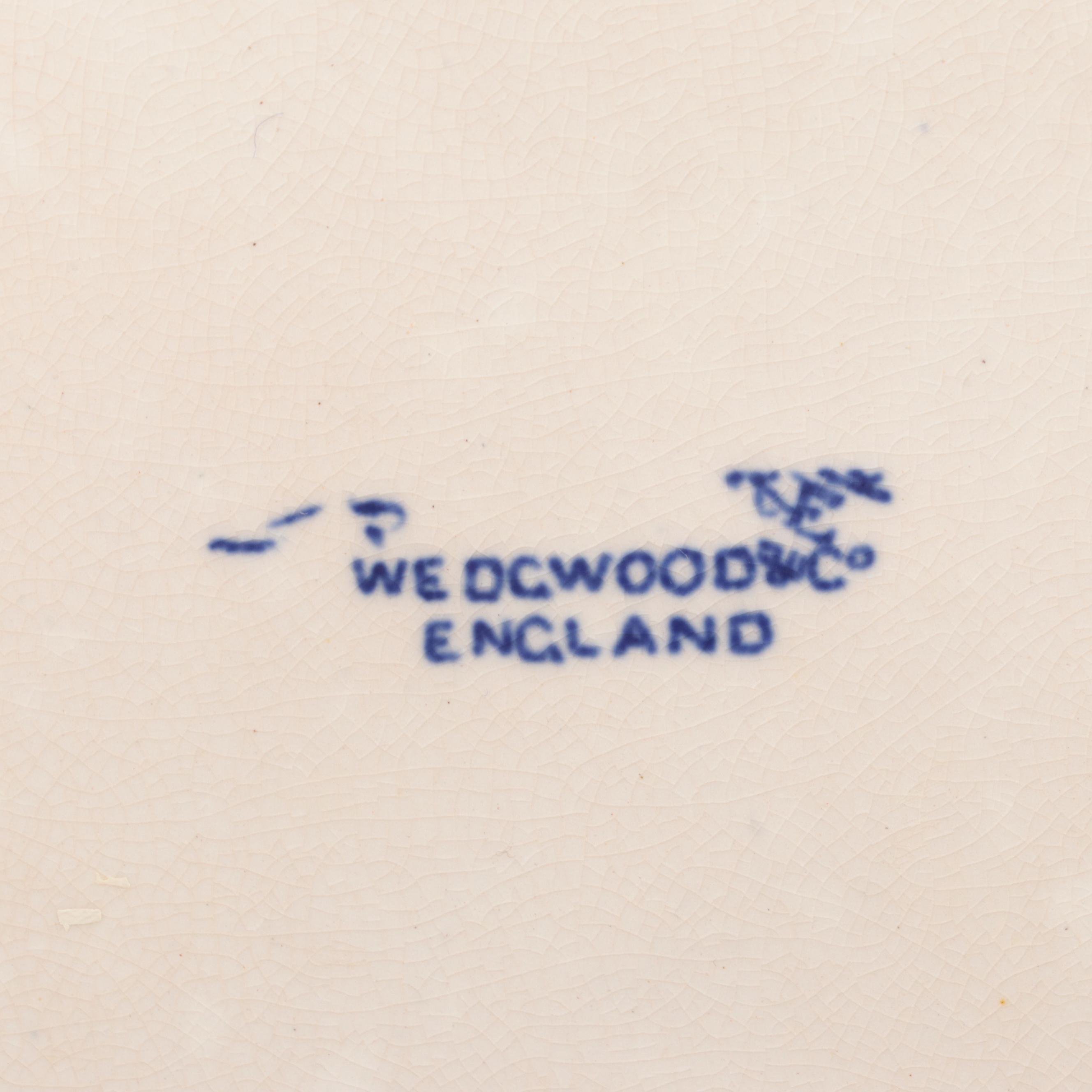 Wedgwood "Willow Blue" Tureen with Other English Blue Willow Tableware