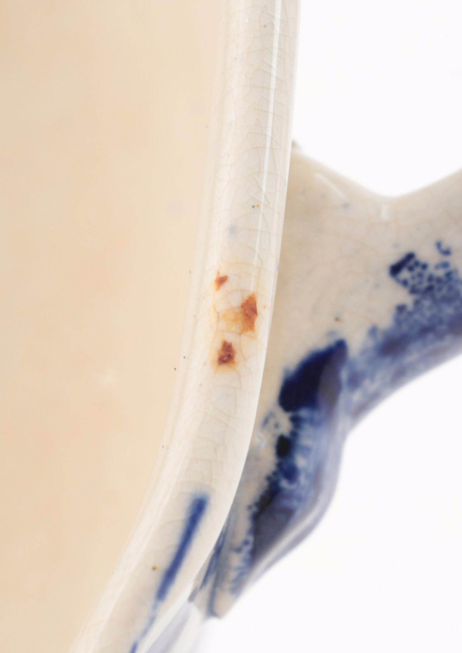 Wedgwood "Willow Blue" Tureen with Other English Blue Willow Tableware