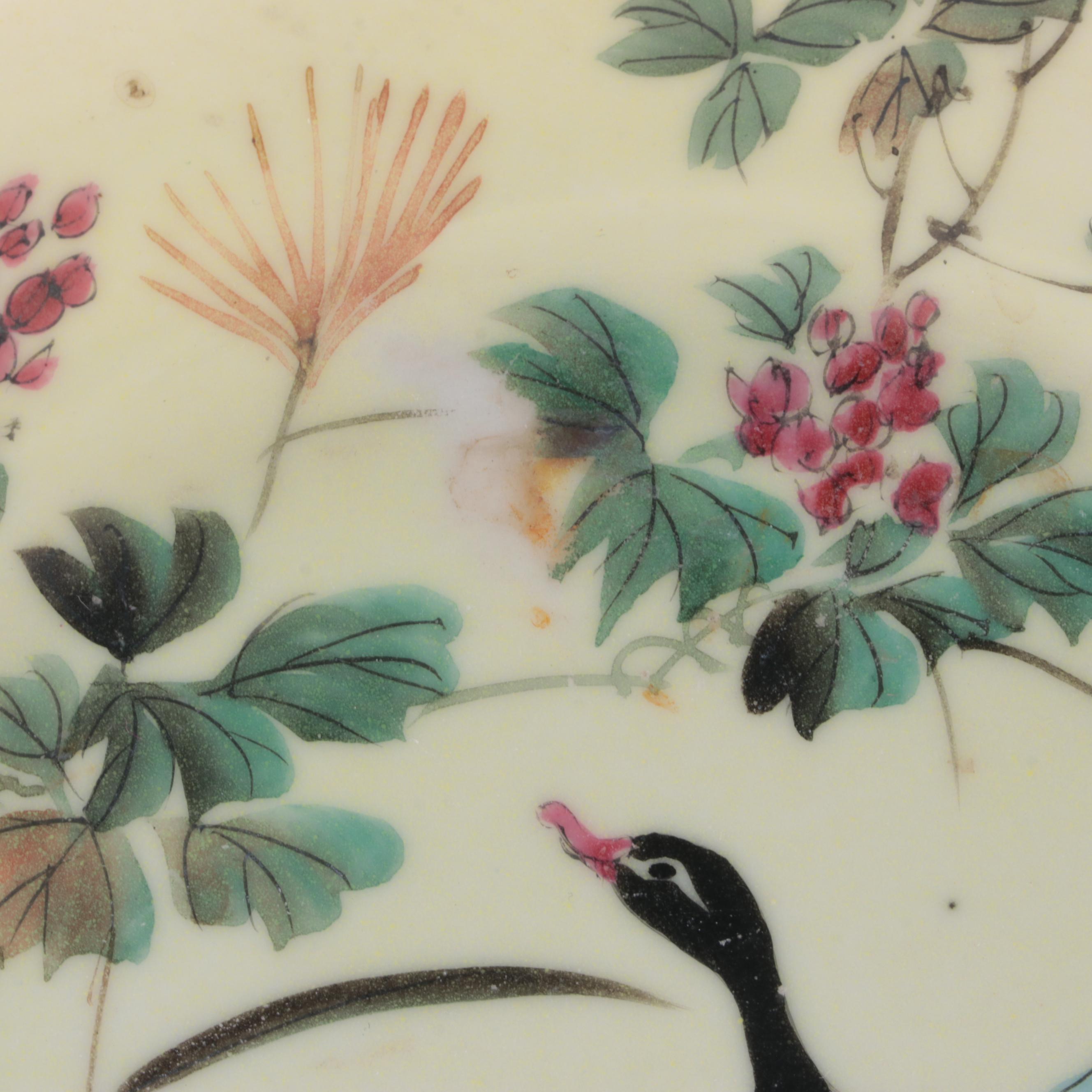 Japanese Yokohama Export Kutani Hand-Painted Porcelain Plates