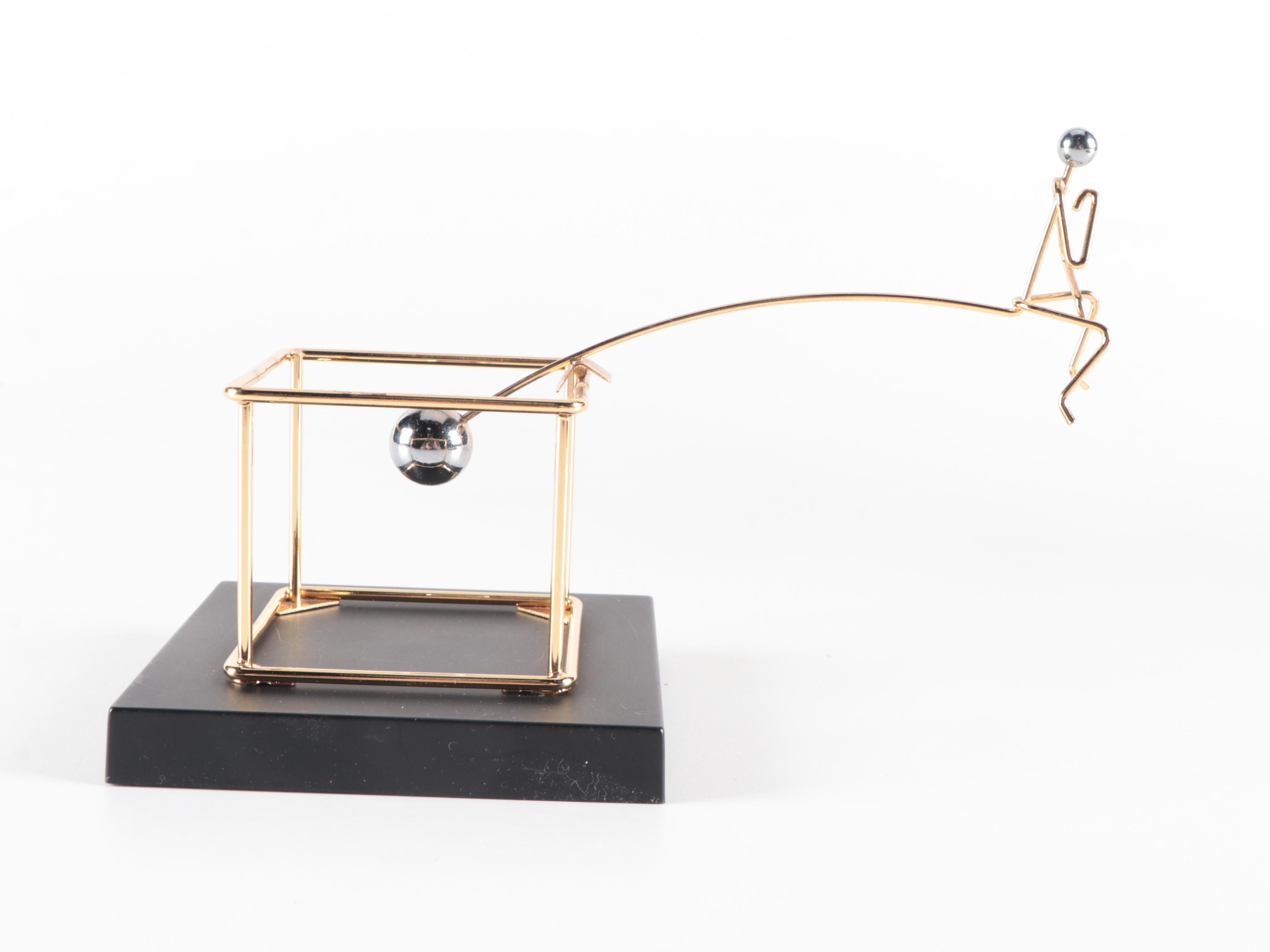 Fox and Geese Game Board and Marbles with Kaleidoscope and Kinetic Sculpture